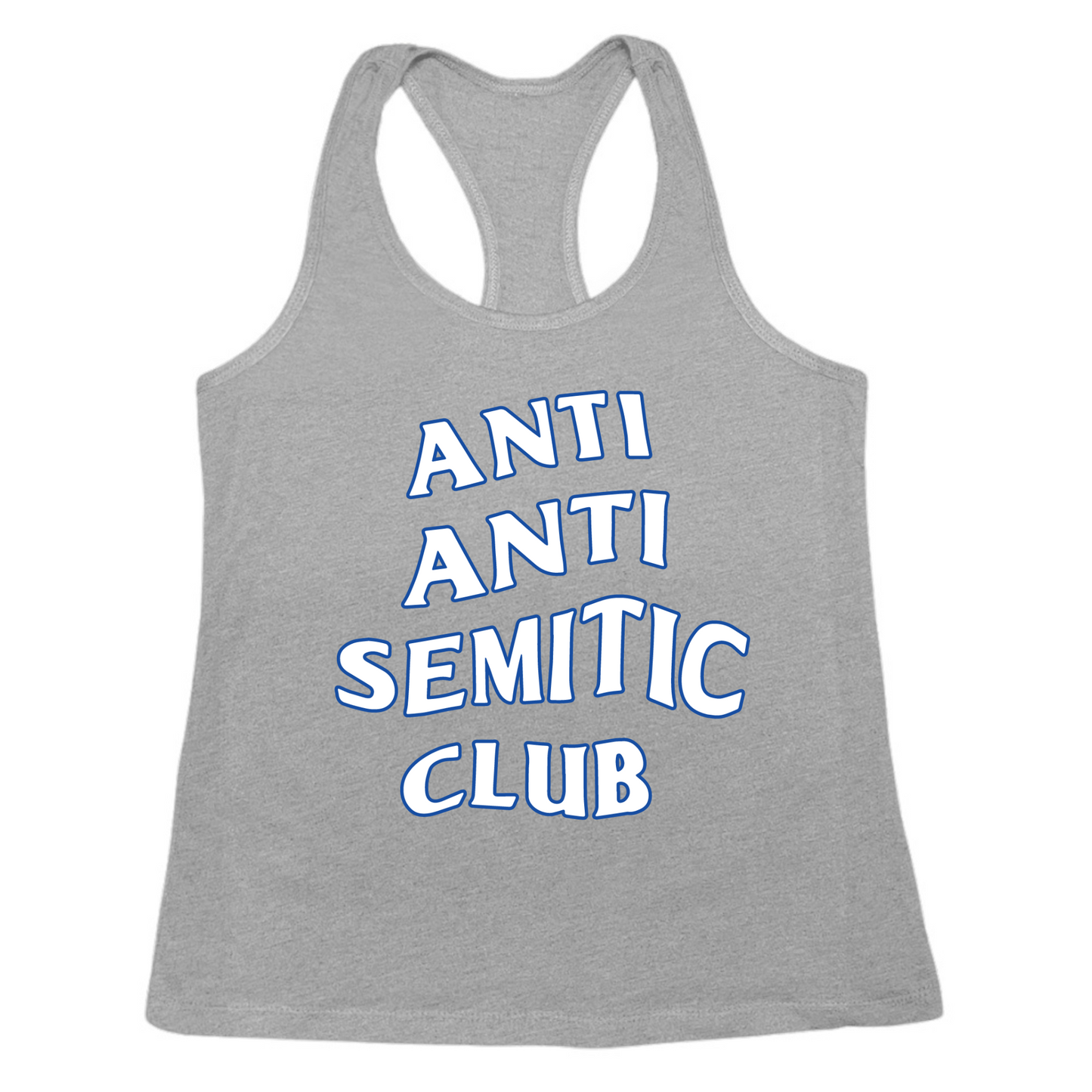 Anti Antisemitic Club Womens Tank Top