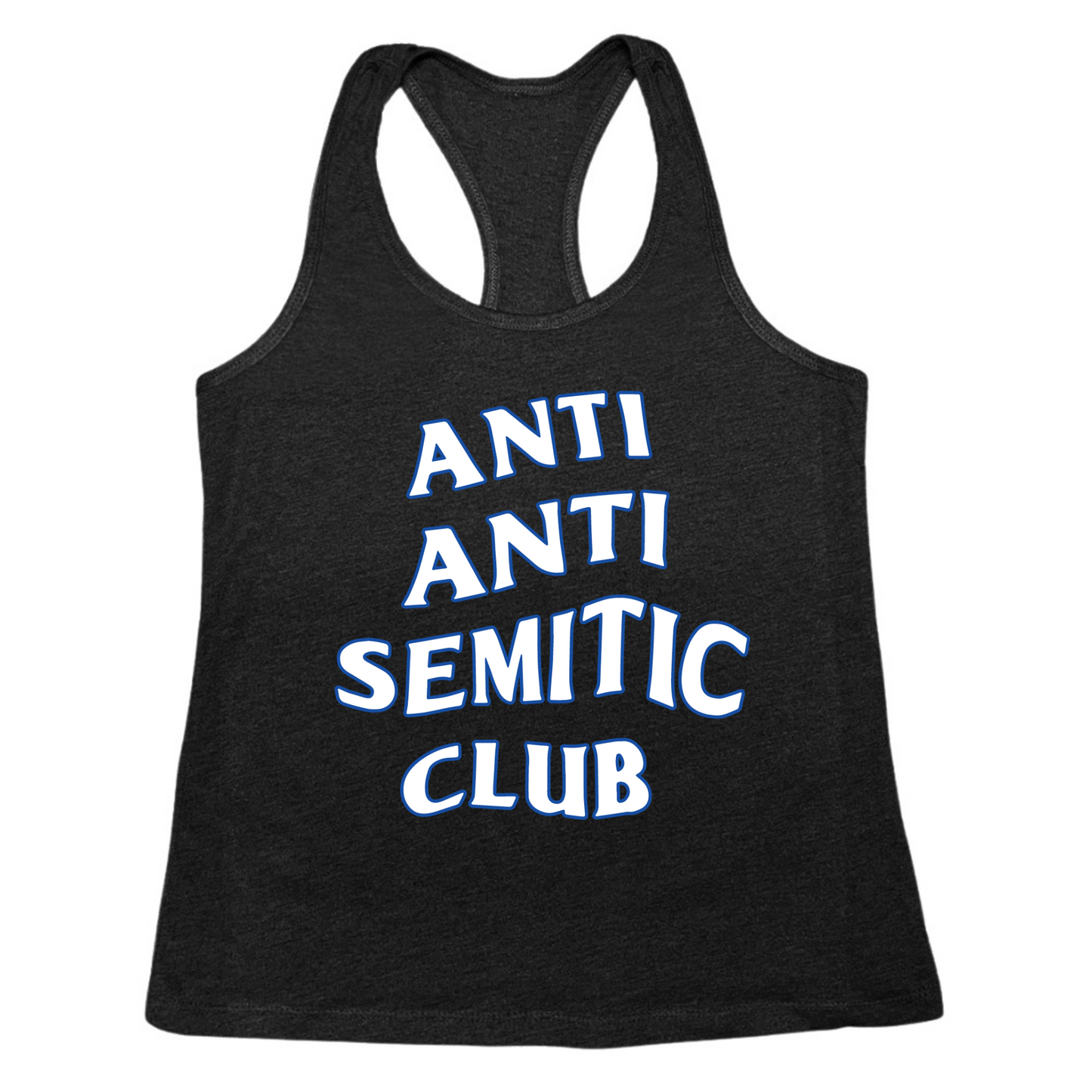 Anti Antisemitic Club Womens Tank Top