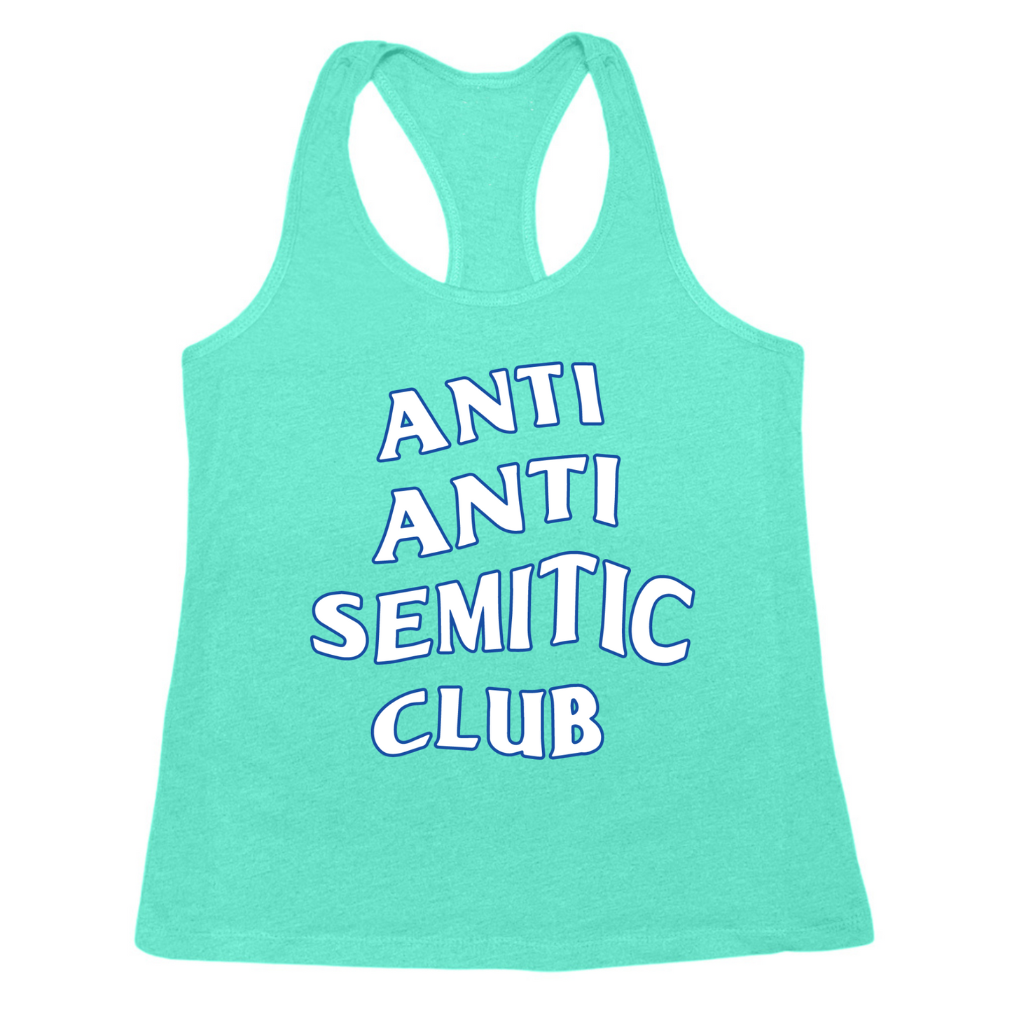 Anti Antisemitic Club Womens Tank Top