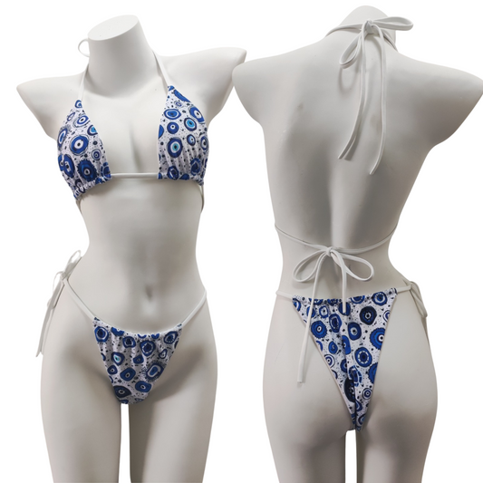 Evil Eye Women 2 Piece Swim Suit