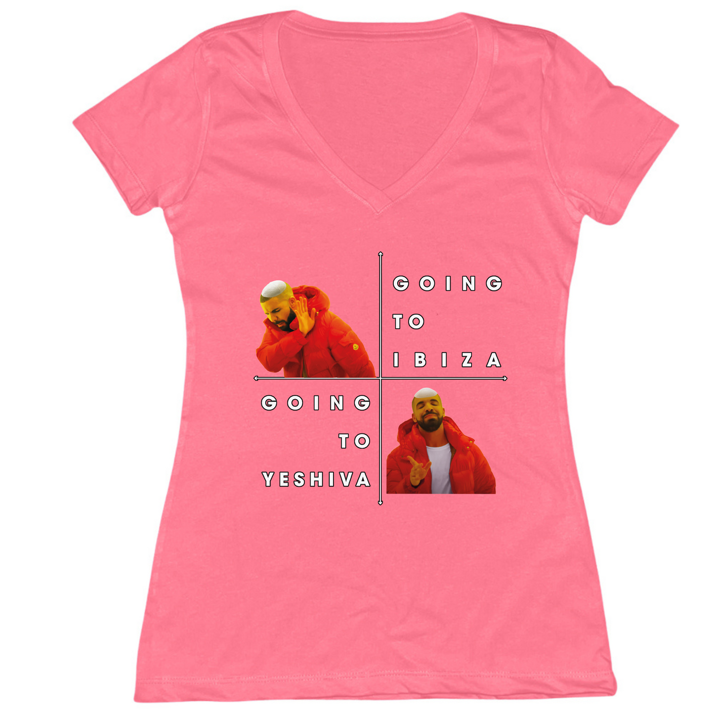 Drake Yeshiva Womens Vneck