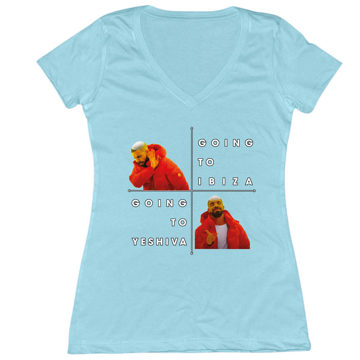 Drake Yeshiva Womens Vneck