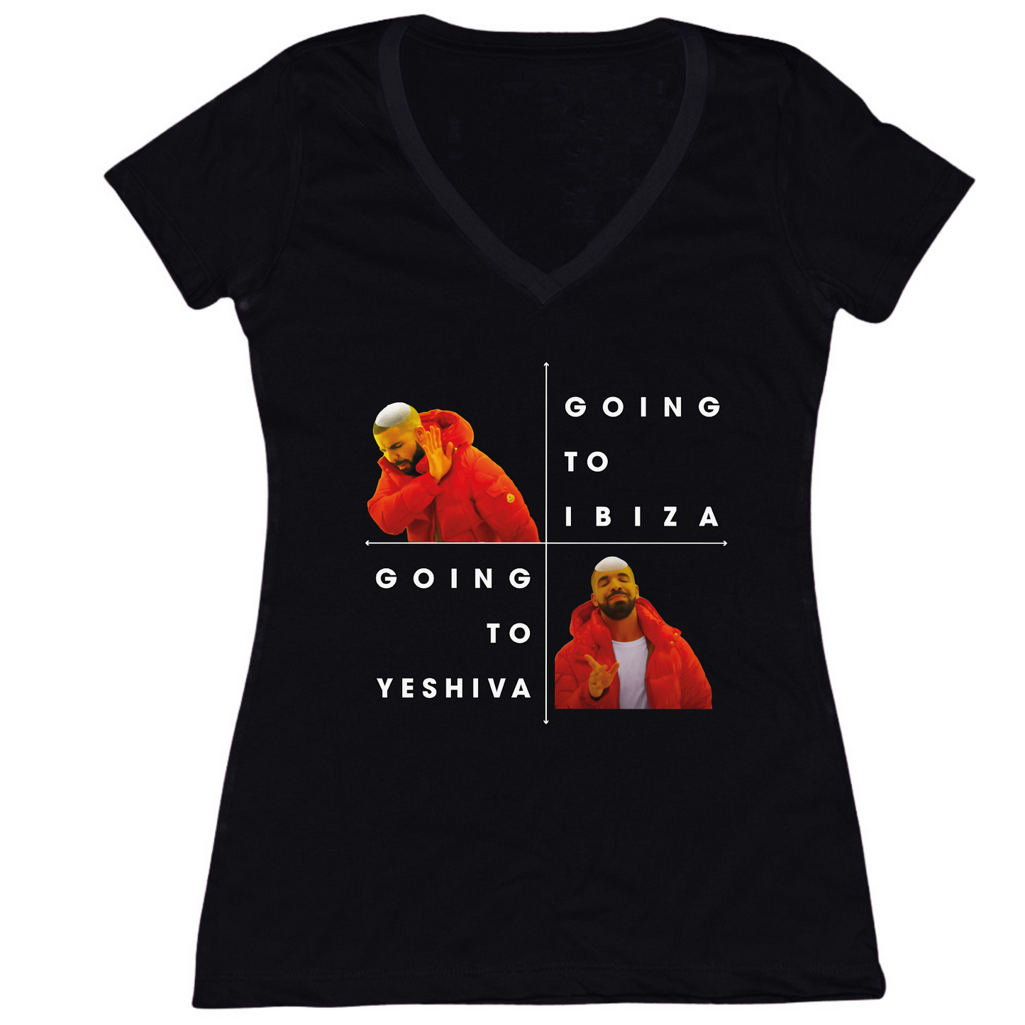 Drake Yeshiva Womens Vneck