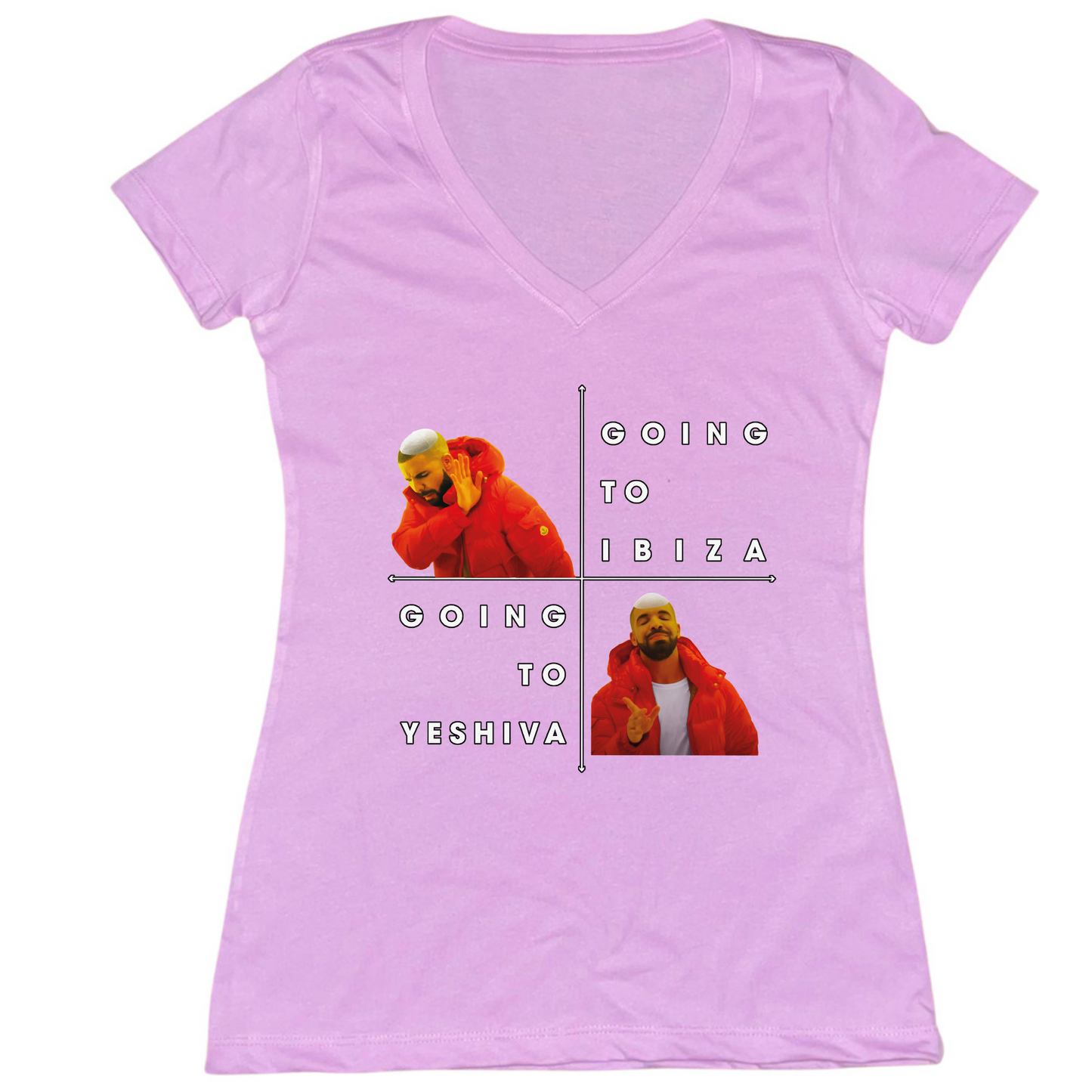 Drake Yeshiva Womens Vneck