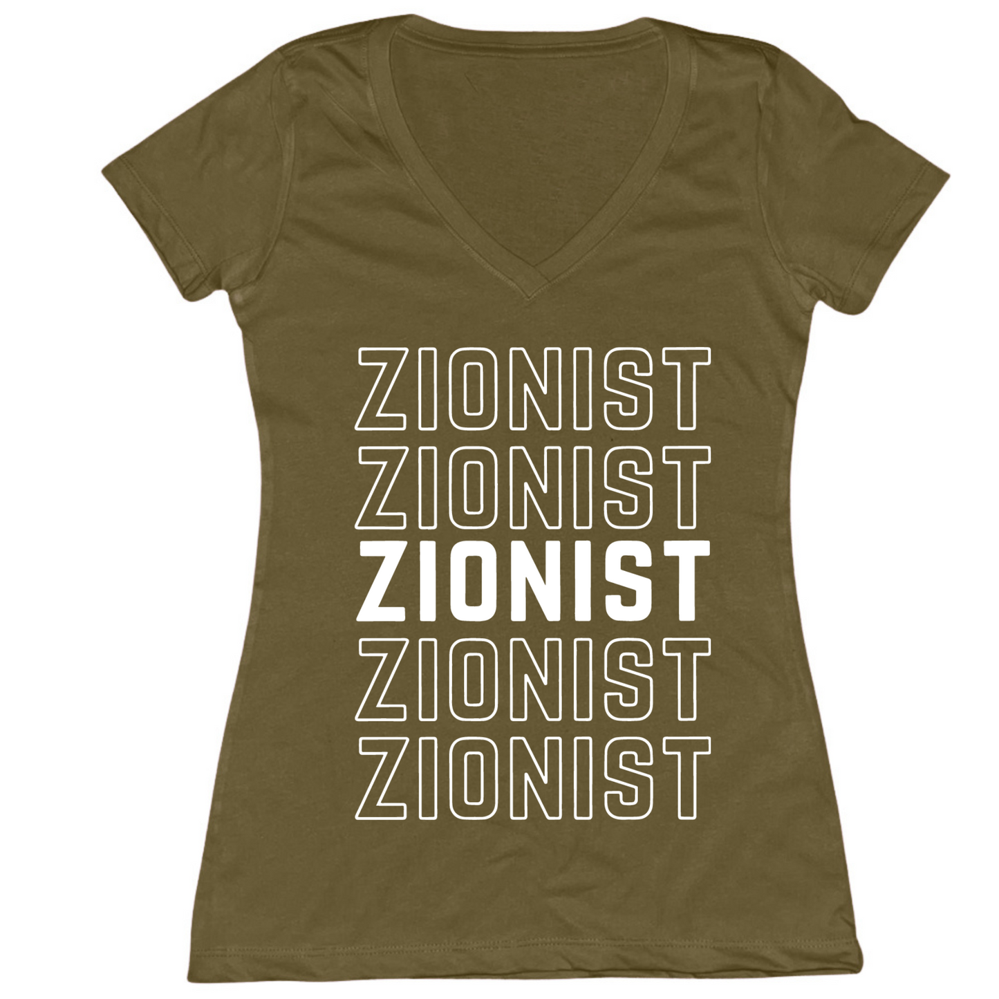 Zionist Womens Vneck