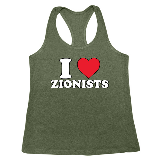 I Love Zionists Womens Tank Top