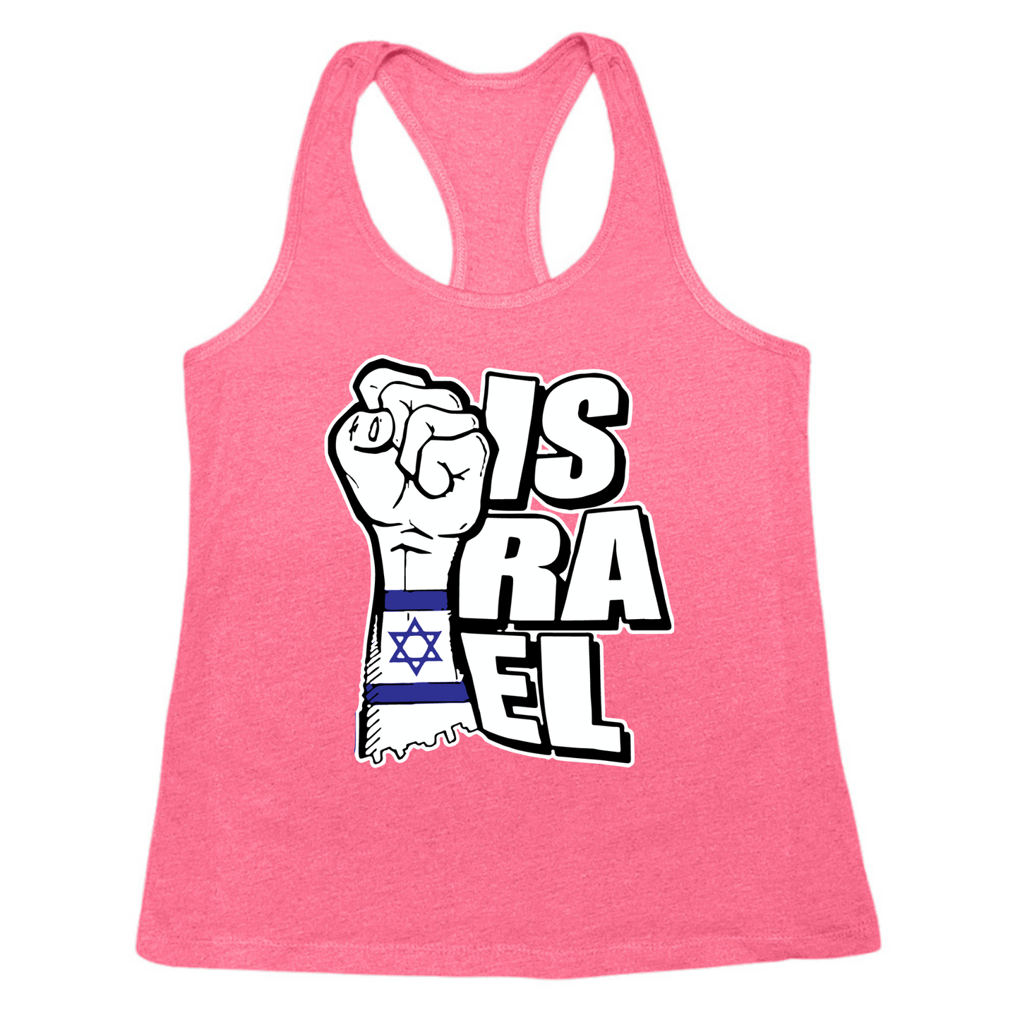 Israeli Flag Arm Band Womens Tank Top