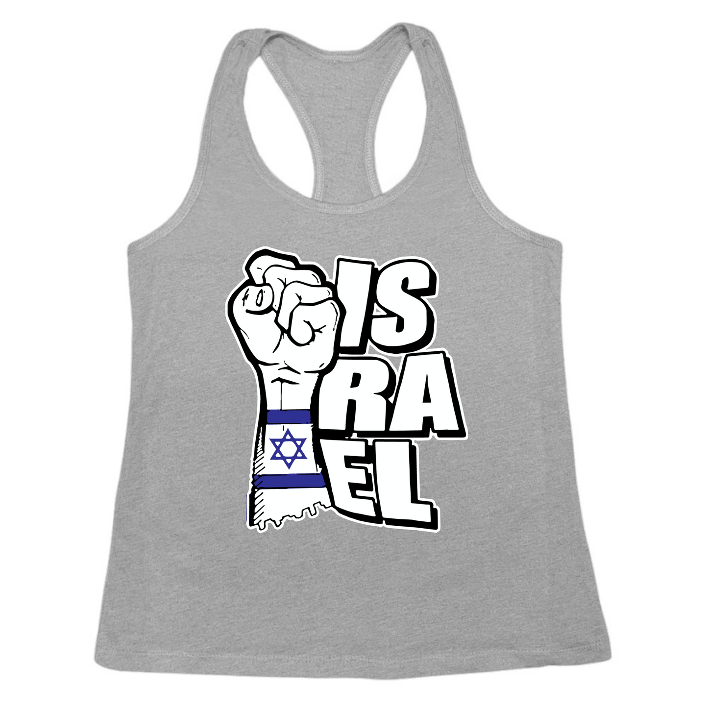 Israeli Flag Arm Band Womens Tank Top