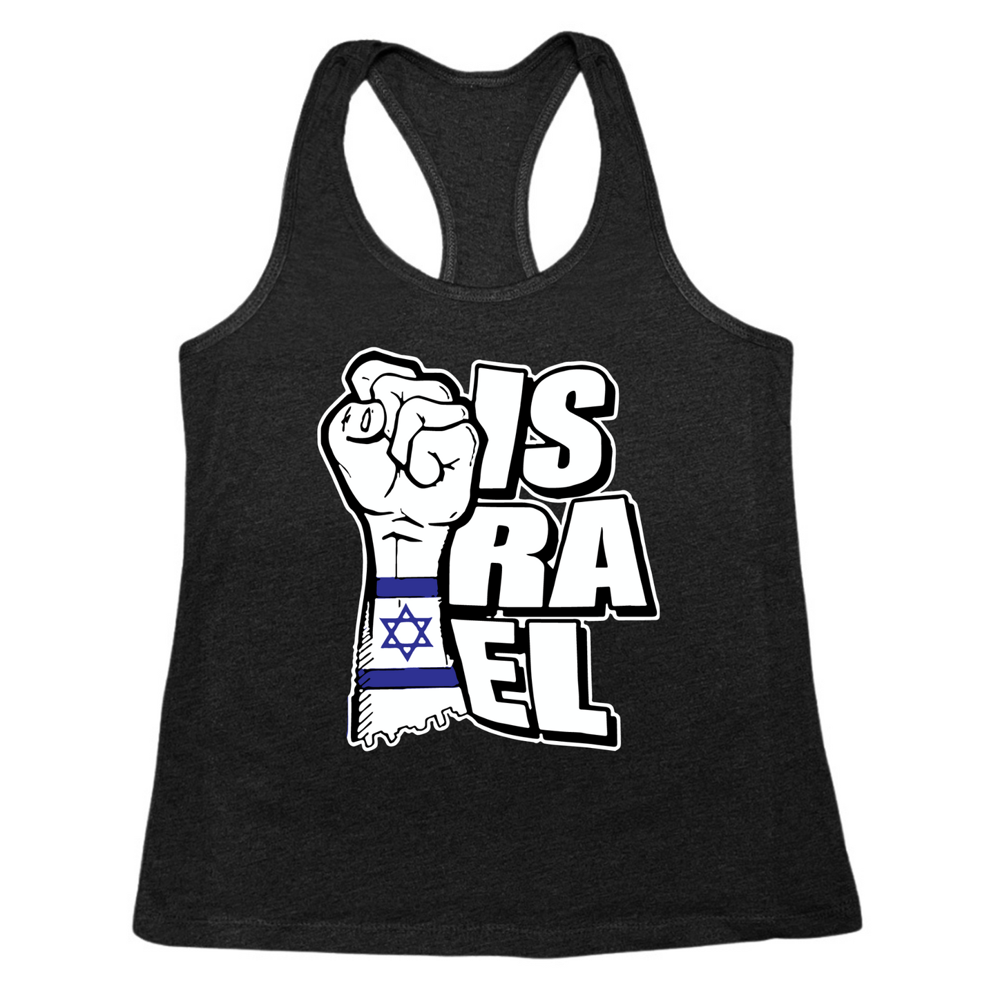 Israeli Flag Arm Band Womens Tank Top