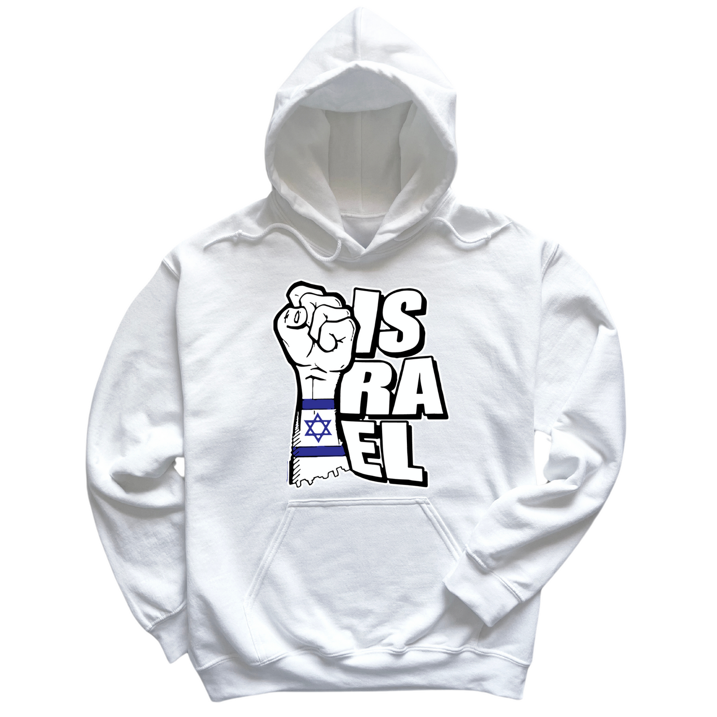 Israeli Flag Arm Band Hoodie