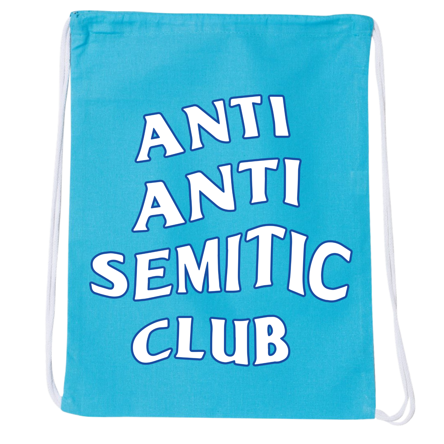 Anti Anti Semitic Club Drawstring Bag