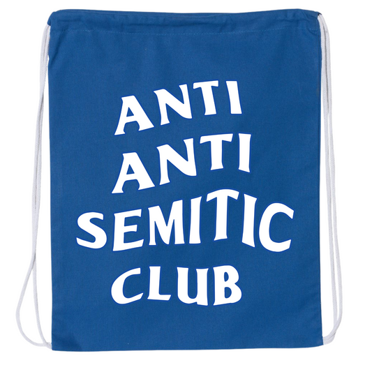 Anti Anti Semitic Club Drawstring Bag