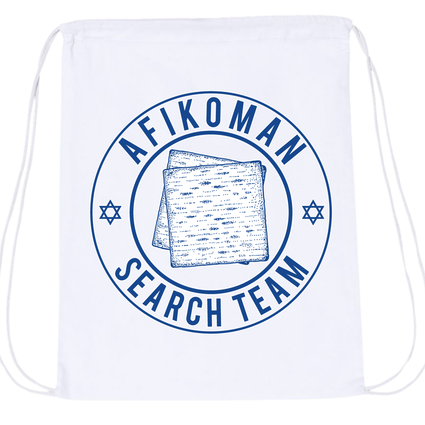 Afikoman Search Team Drawstring Bag