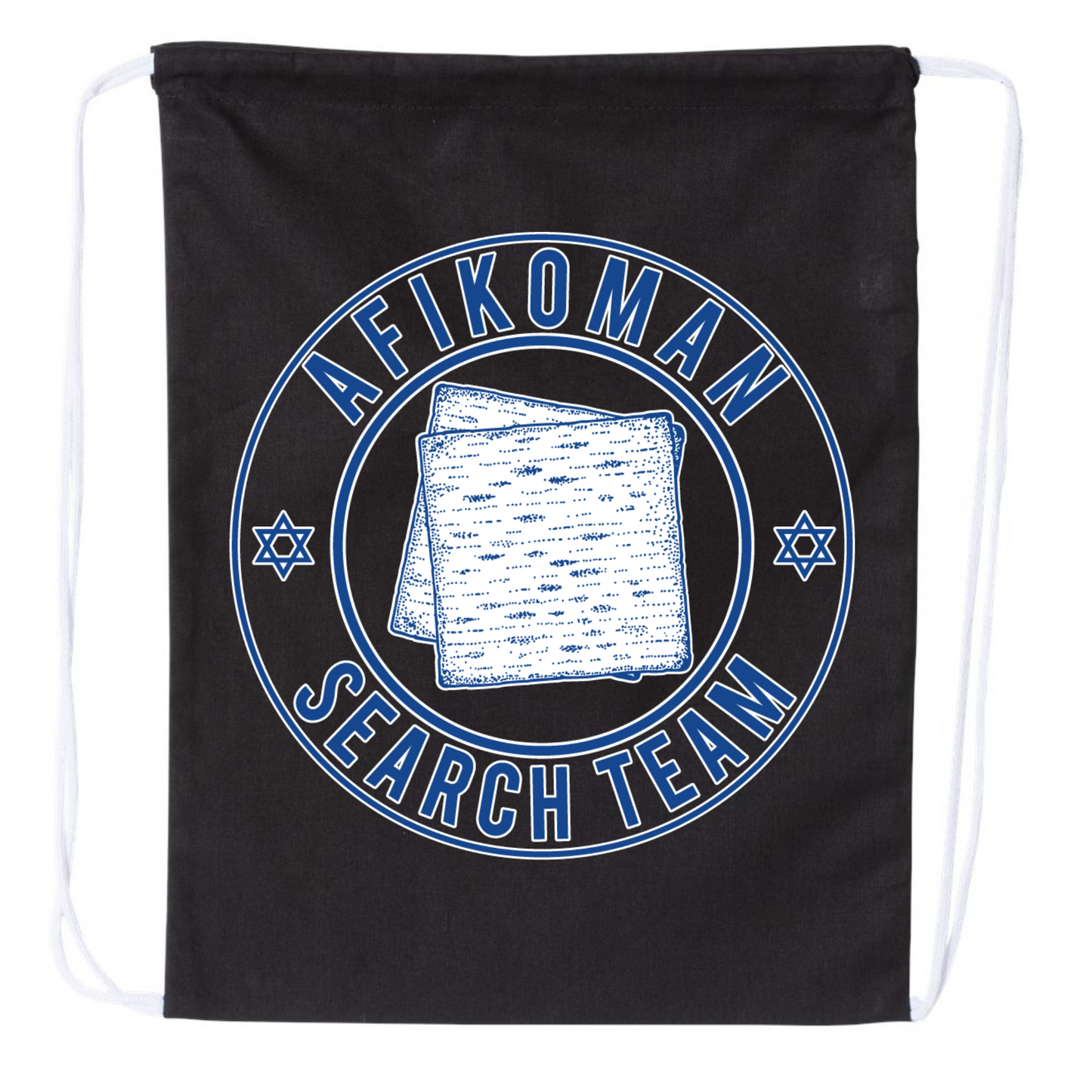 Afikoman Search Team Drawstring Bag