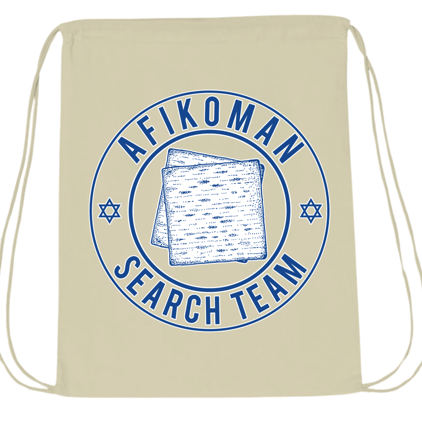 Afikoman Search Team Drawstring Bag