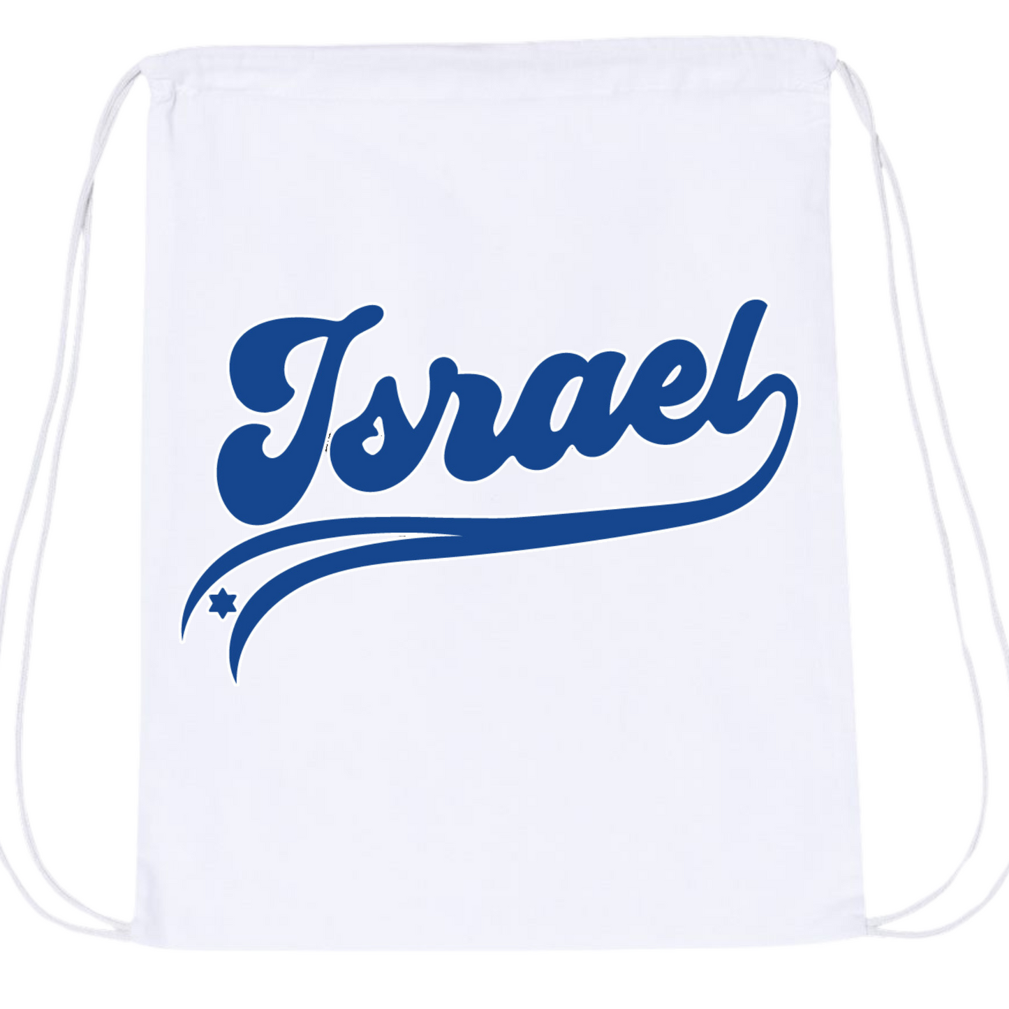 Israel Signature Drawstring Bag