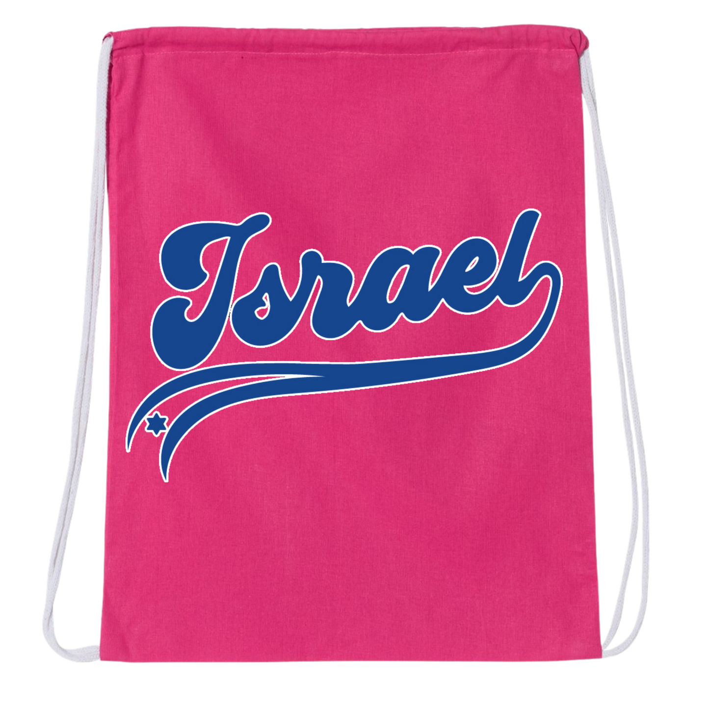 Israel Signature Drawstring Bag