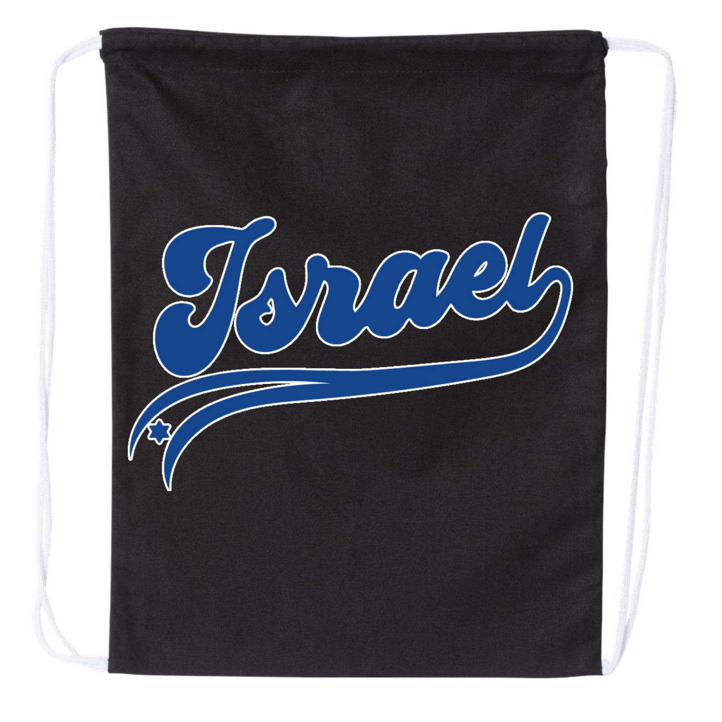 Israel Signature Drawstring Bag