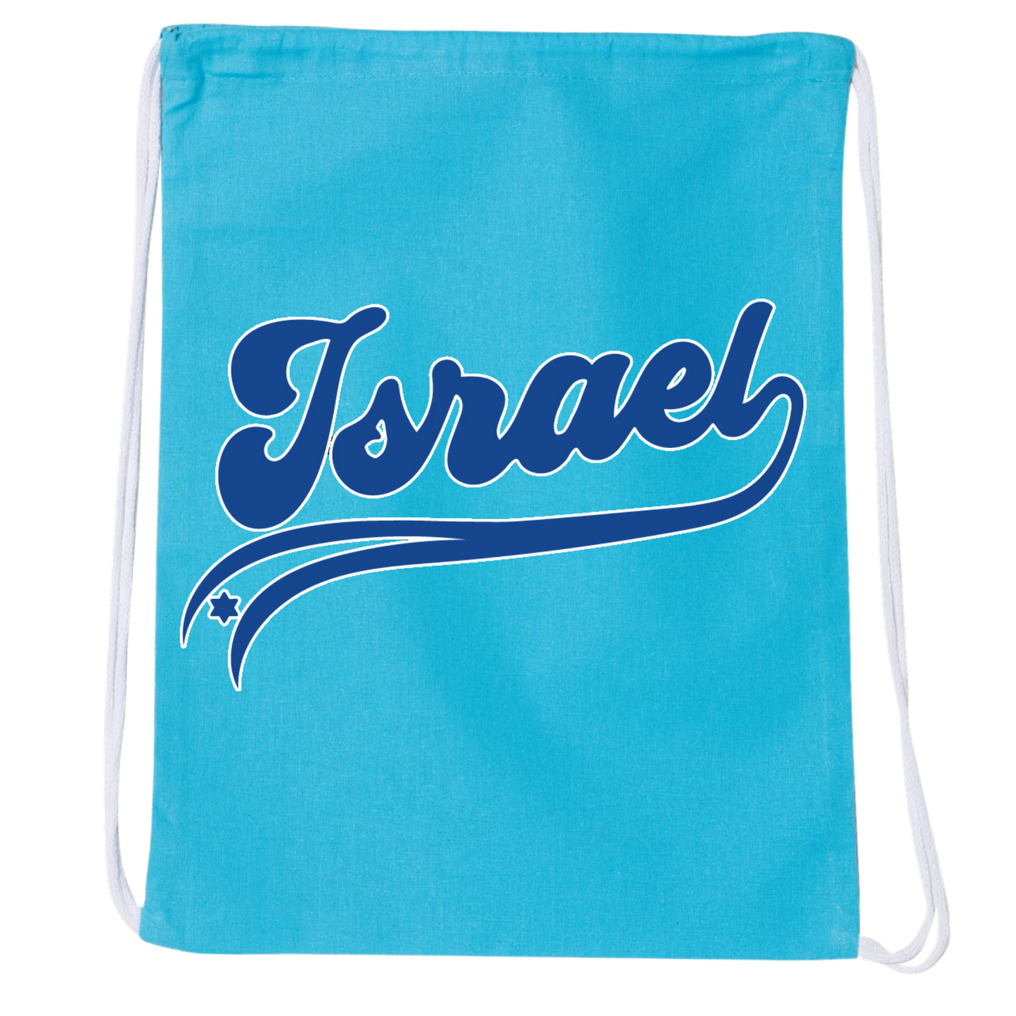 Israel Signature Drawstring Bag