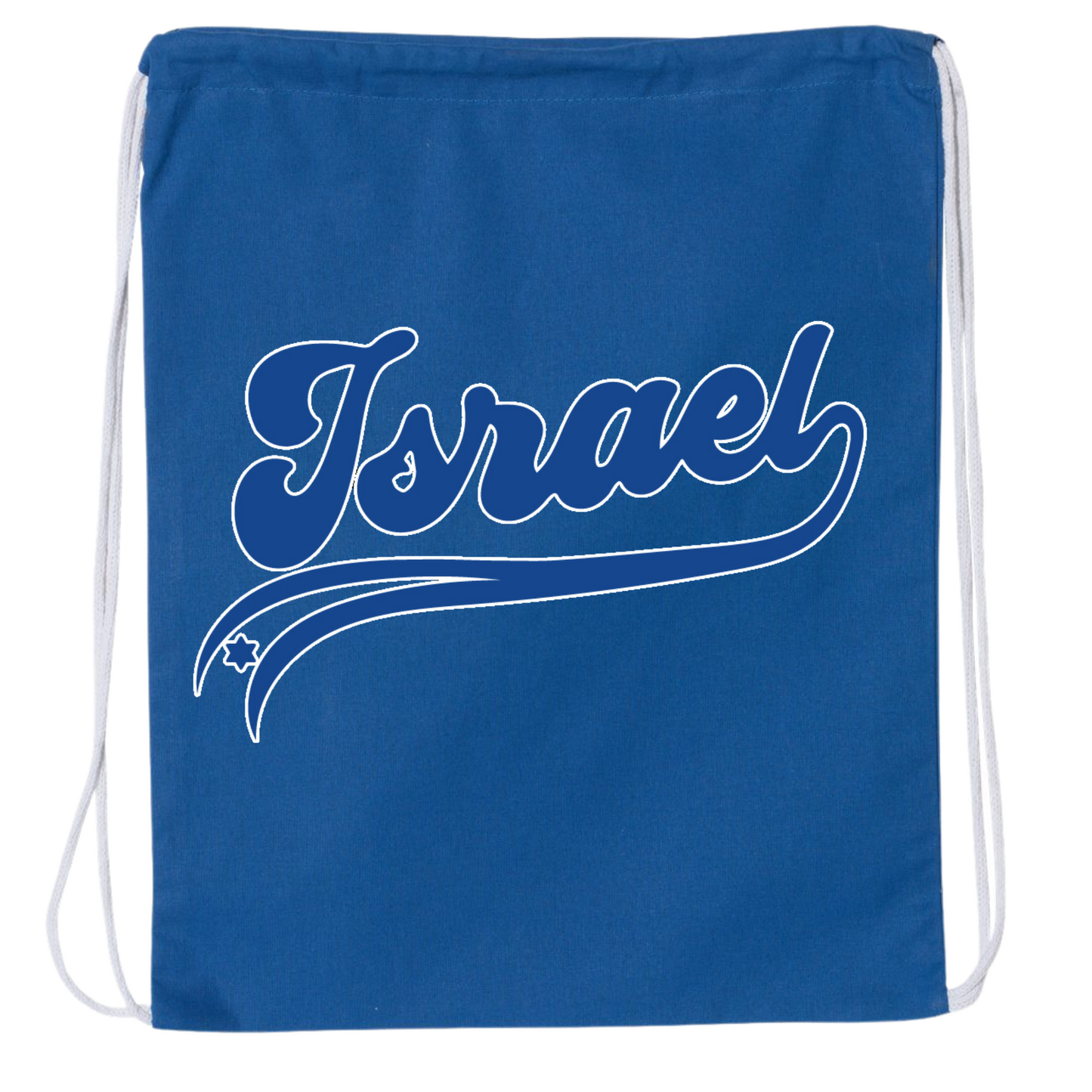 Israel Signature Drawstring Bag