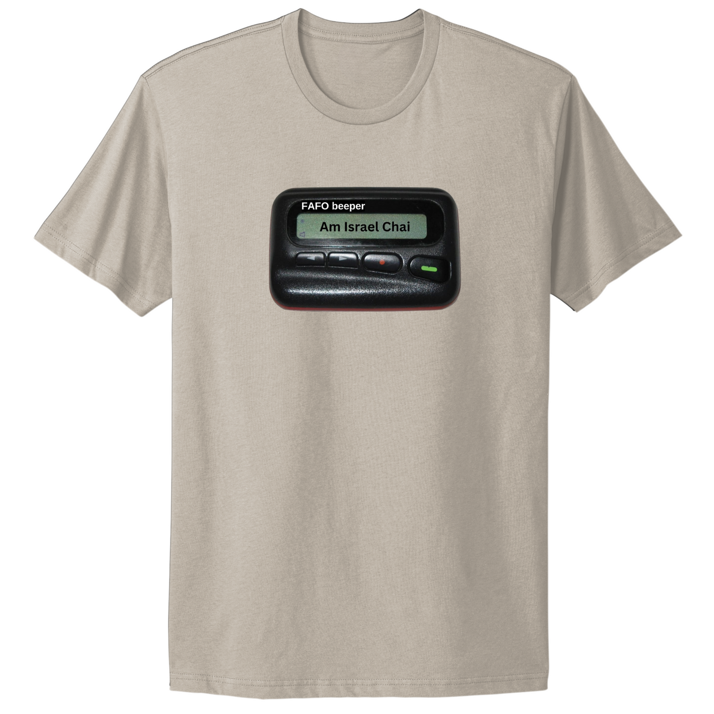 Am Israel Chai Pager T-shirt