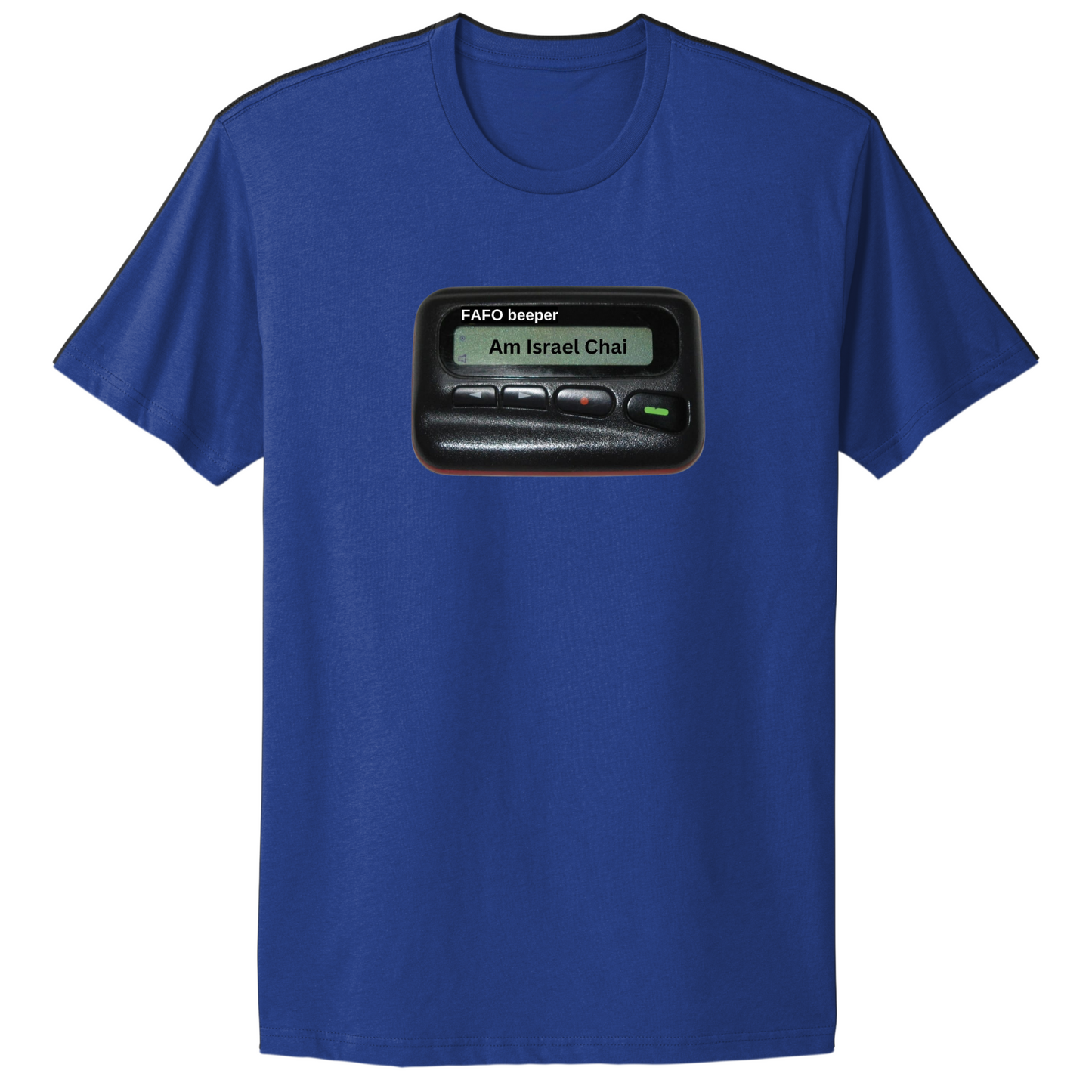 Am Israel Chai Pager T-shirt