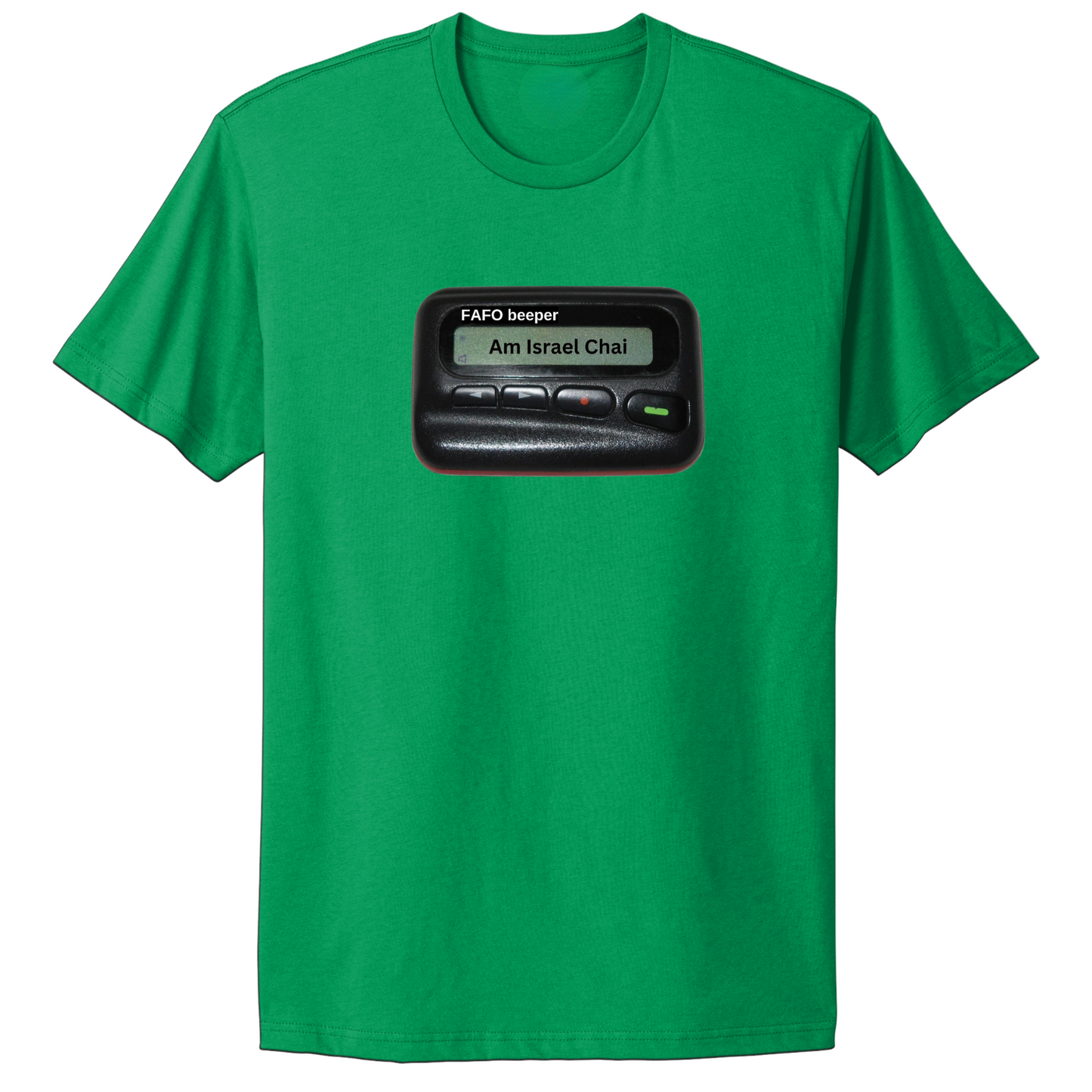 Am Israel Chai Pager T-shirt