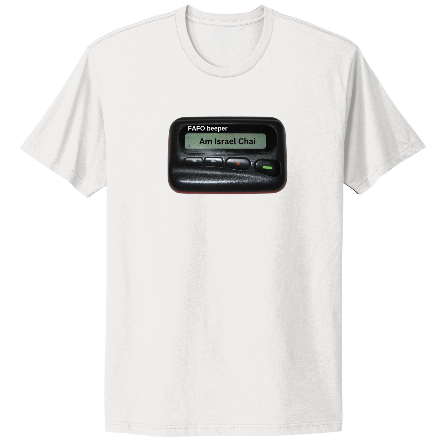 Am Israel Chai Pager T-shirt