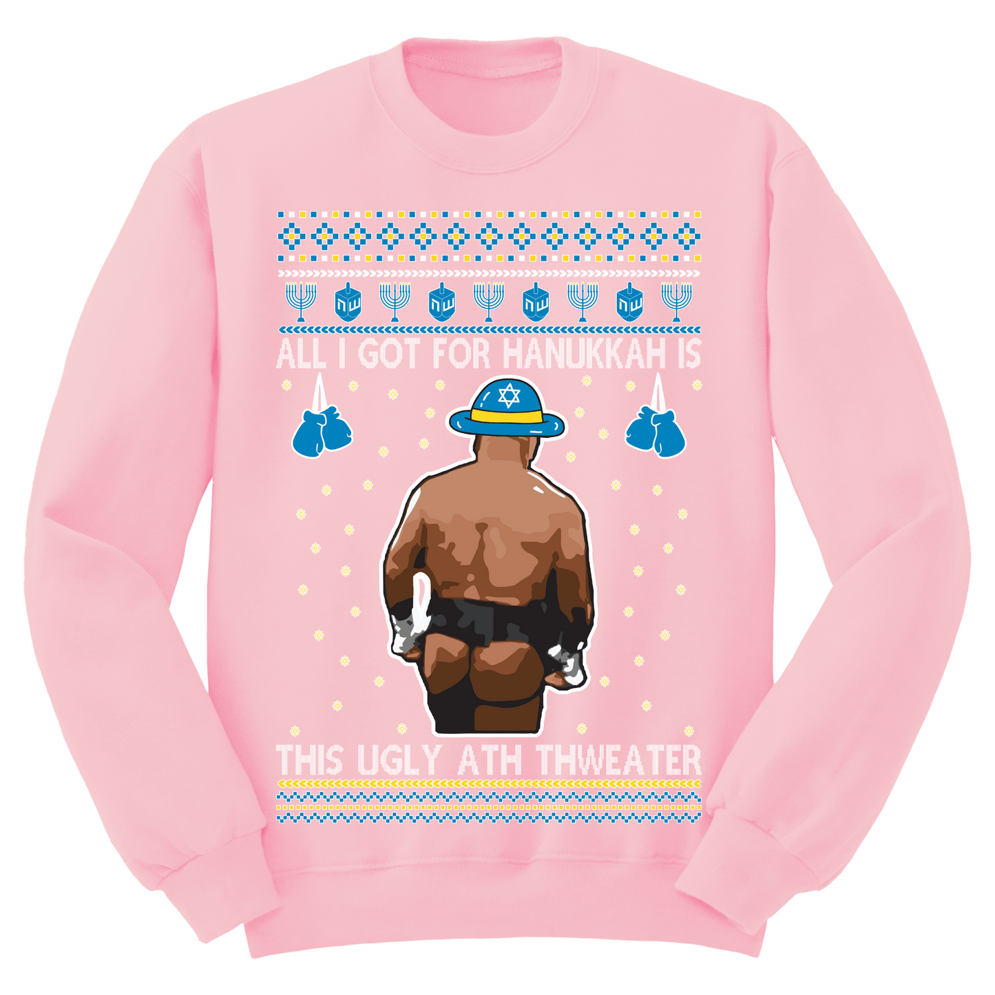 Ugly Ath Sweater Hanukkah Sweater