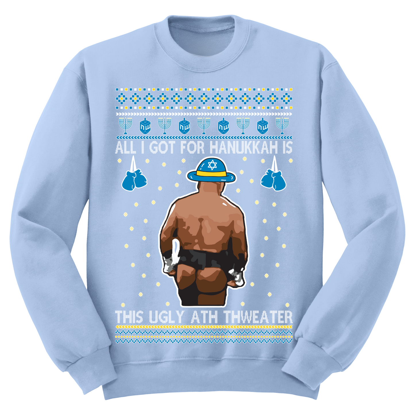 Ugly Ath Sweater Hanukkah Sweater