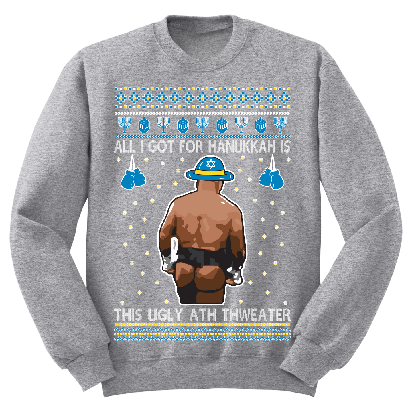 Ugly Ath Sweater Hanukkah Sweater