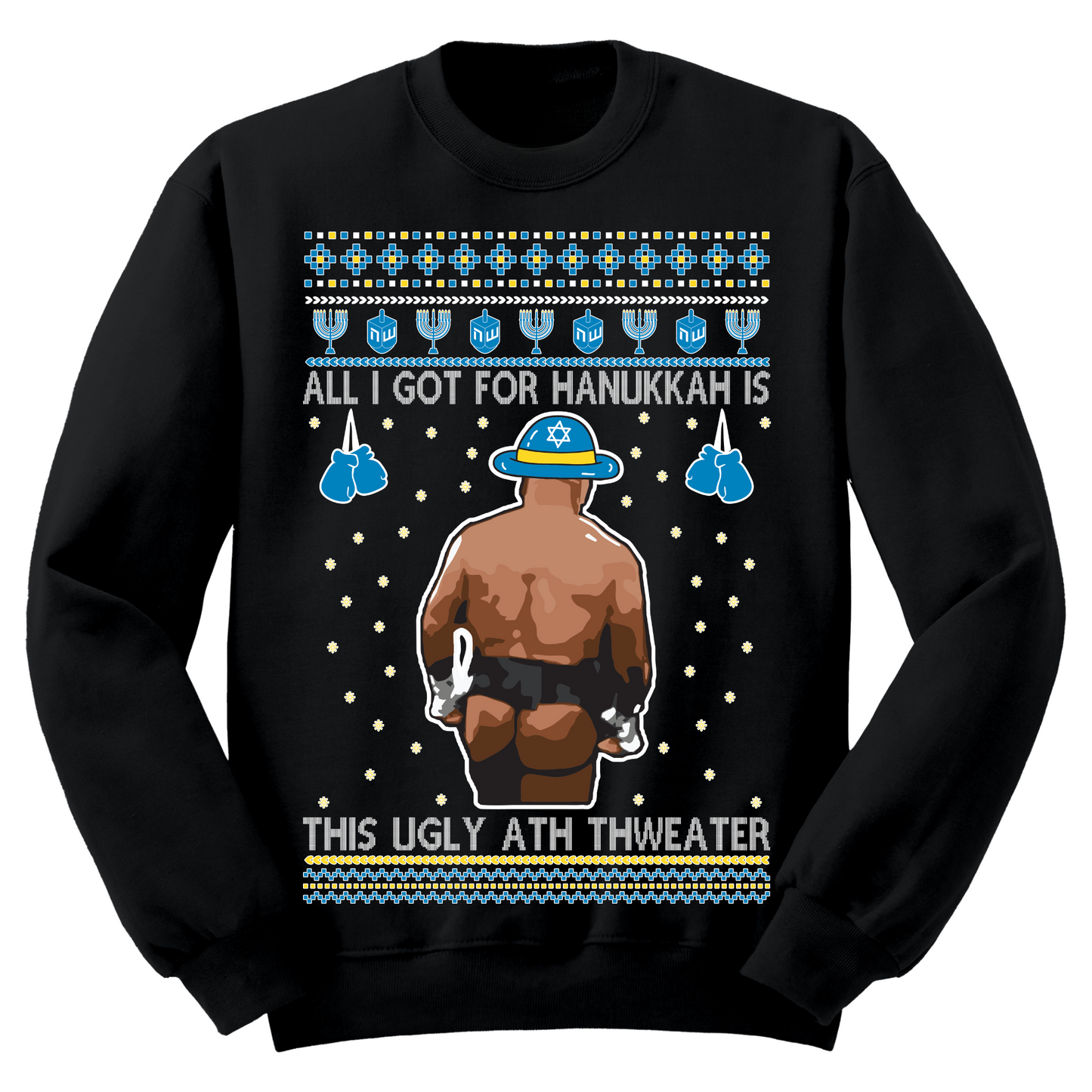 Ugly Ath Sweater Hanukkah Sweater