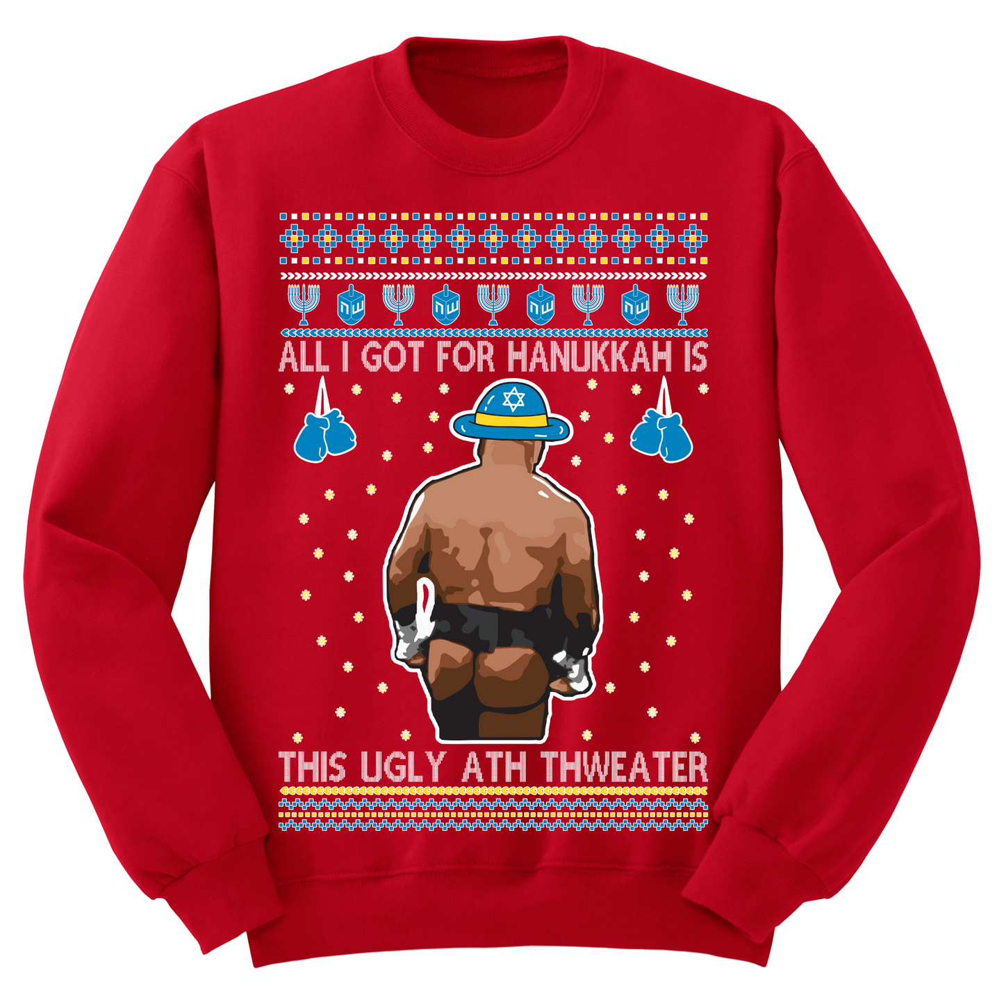 Ugly Ath Sweater Hanukkah Sweater