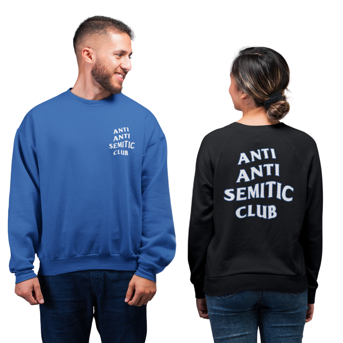 Anti Antisemitic Club Crewneck Sweater