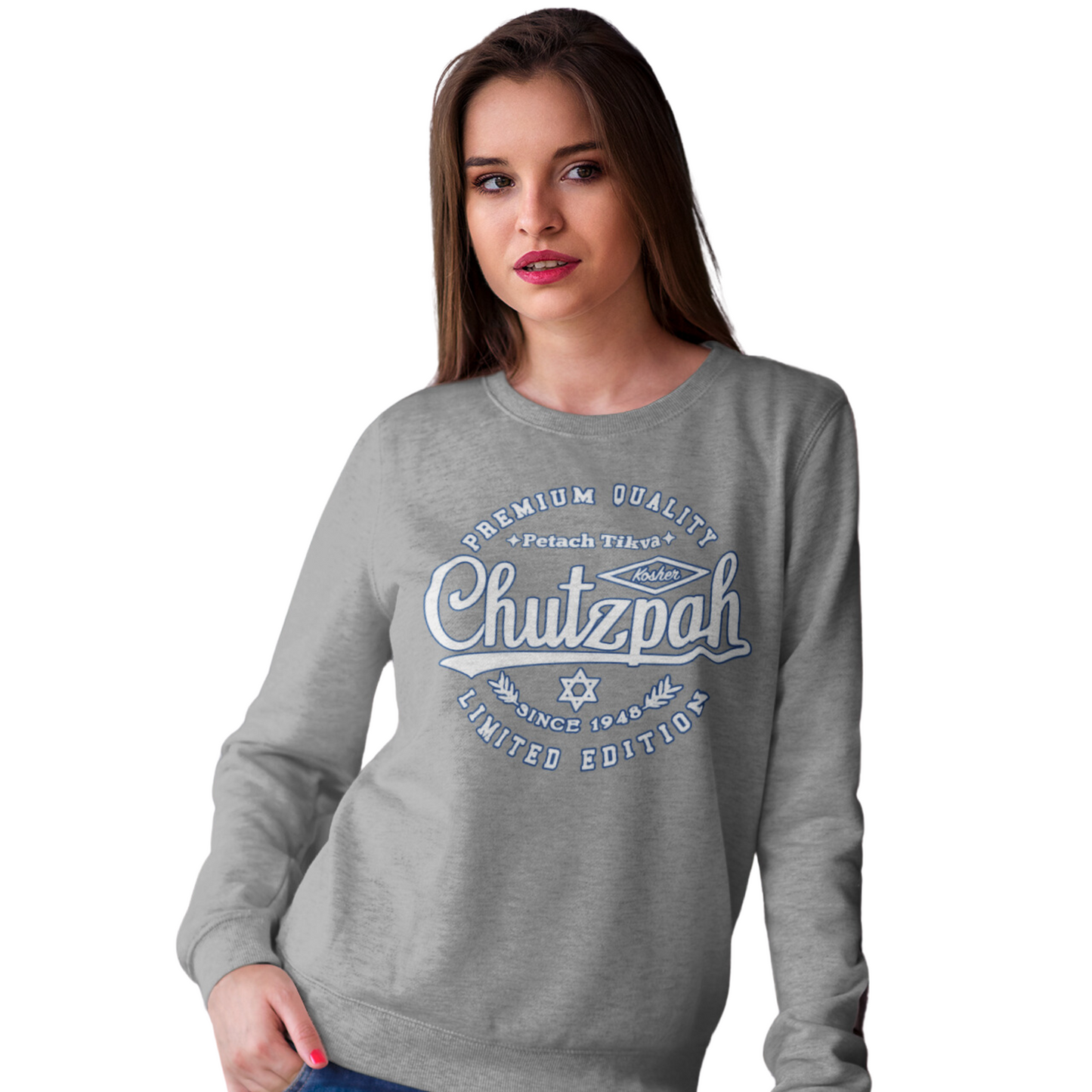 Premium Quality Chutzpah Crewneck Sweater