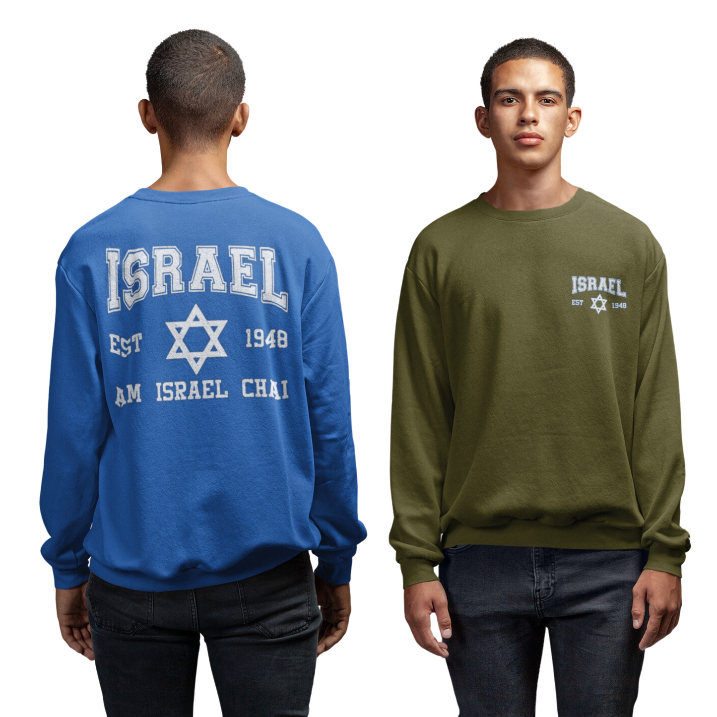 Israel Est Crewneck Sweater