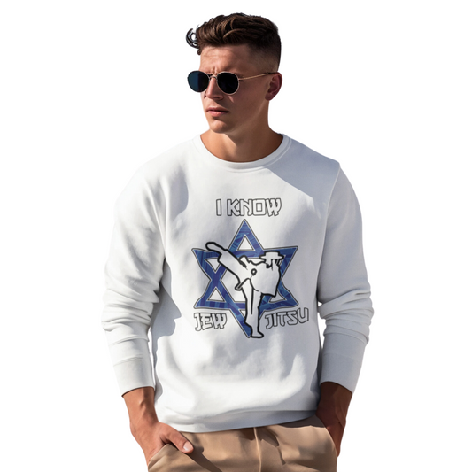 I Know Jew Jitsu Crewneck Sweater