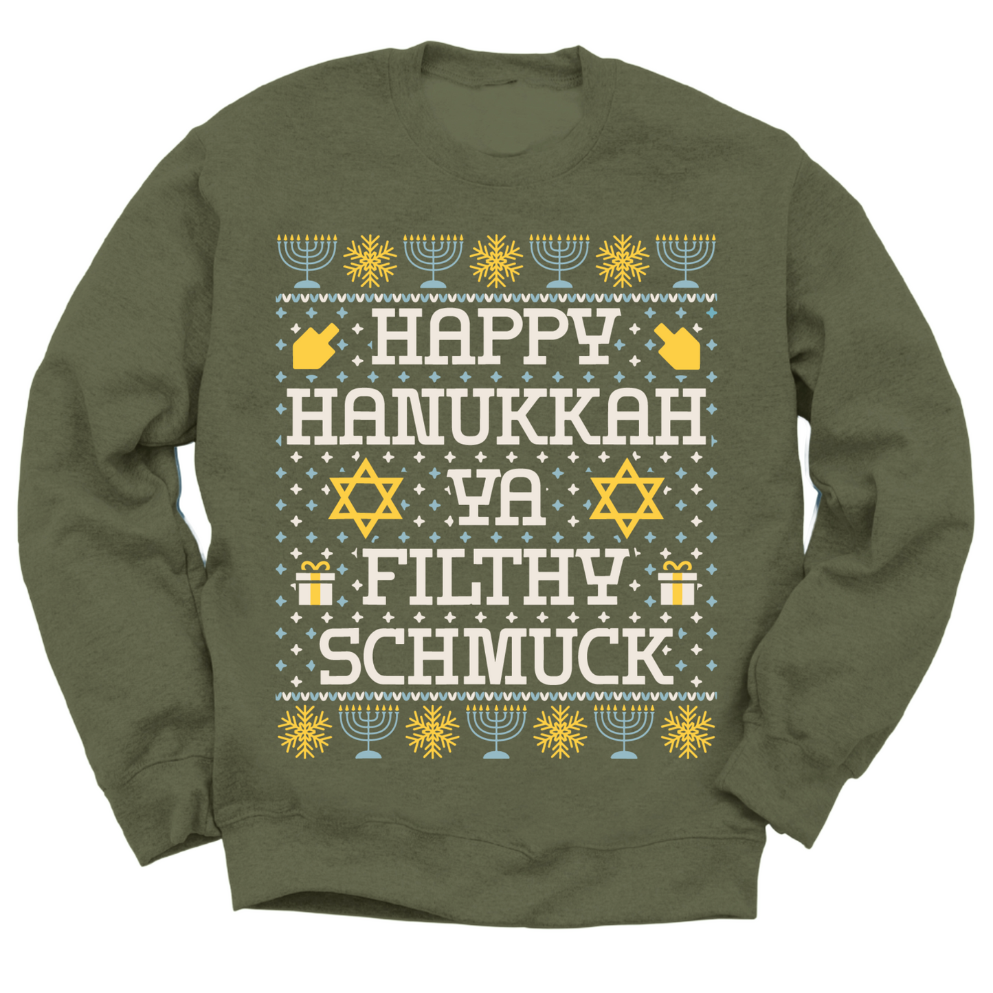 Happy Hanukkah Ya Shmuck Hanukkah Sweater