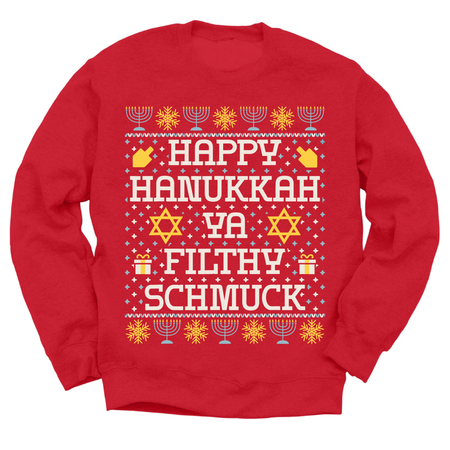 Happy Hanukkah Ya Shmuck Hanukkah Sweater