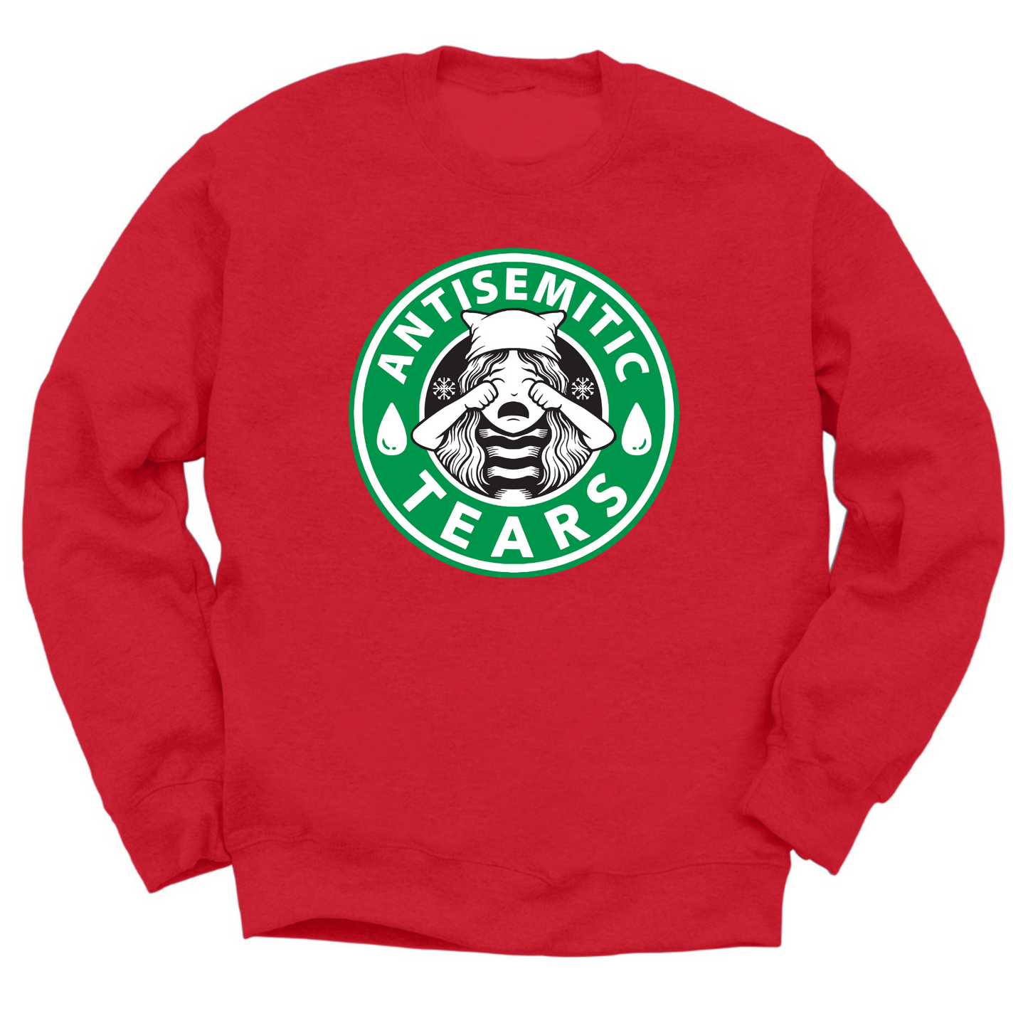 Antisemitic Tears Crewneck Sweater