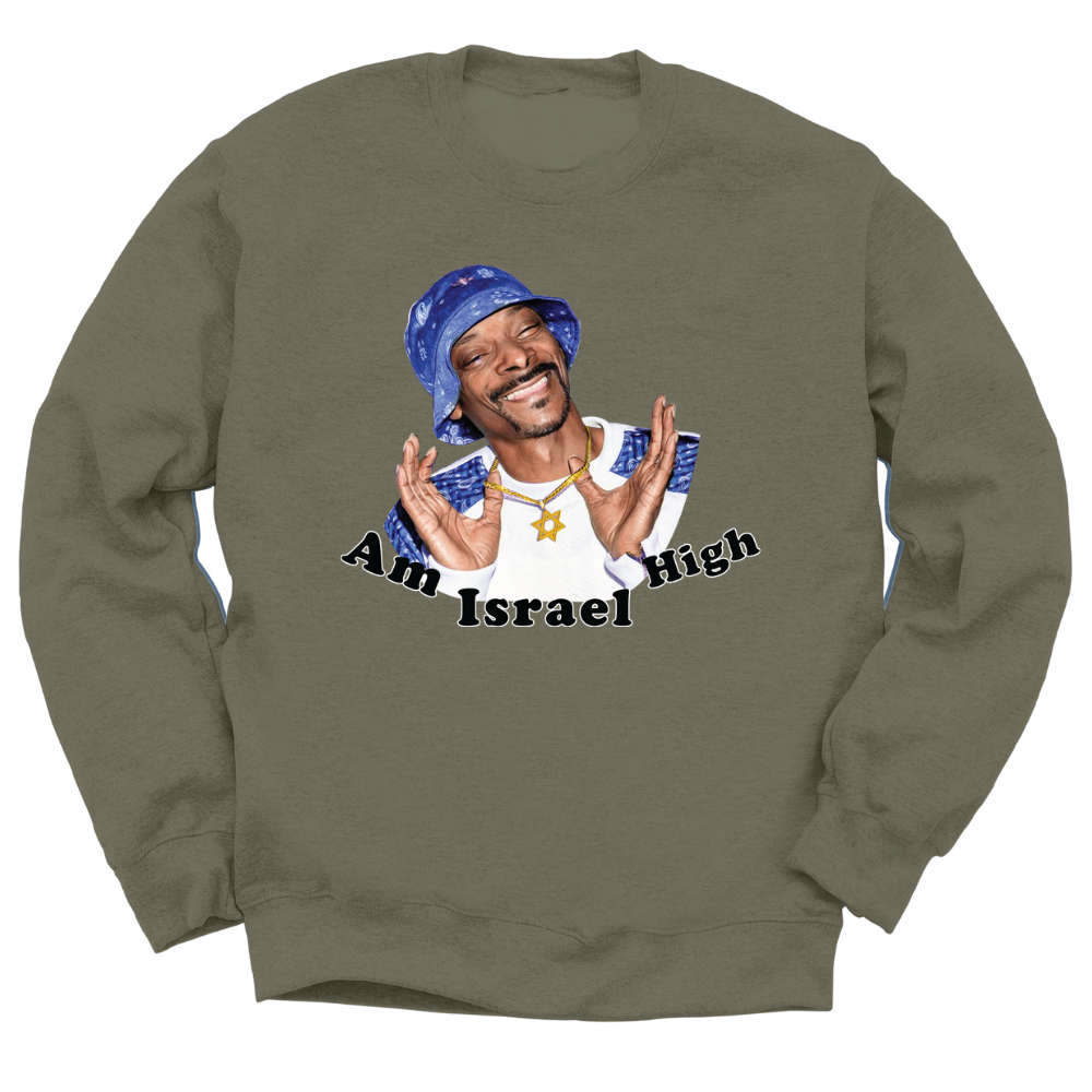 Am Israel High Crewneck Sweater