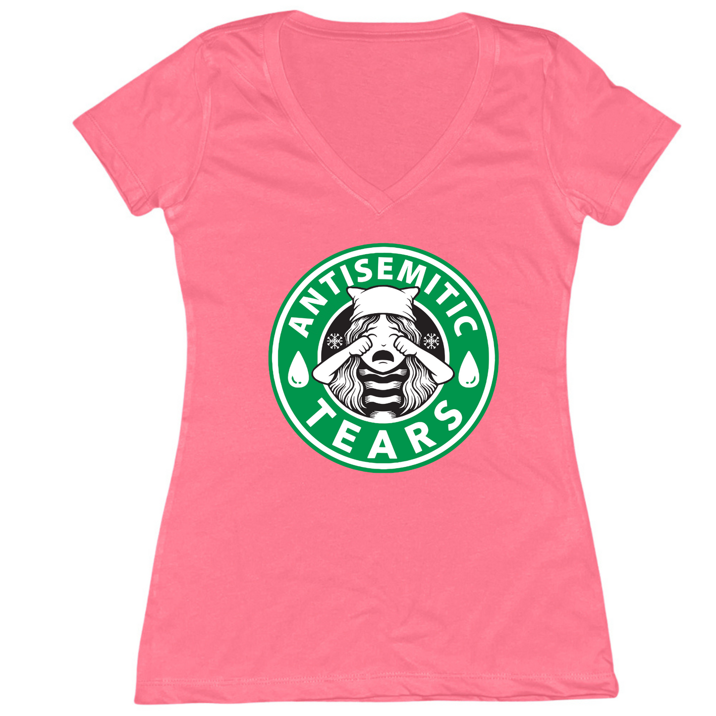 Antisemitic Tears Womens Vneck