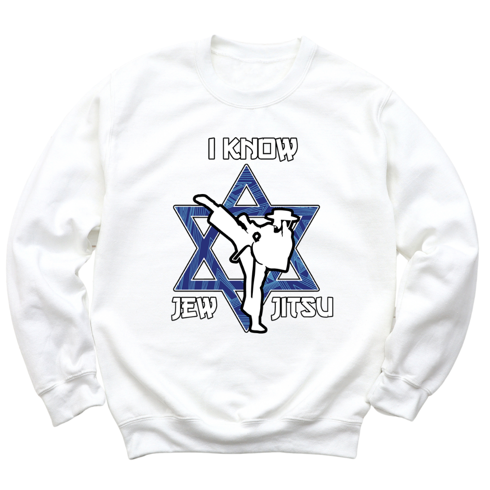 I Know Jew Jitsu Crewneck Sweater