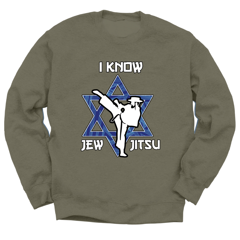 I Know Jew Jitsu Crewneck Sweater