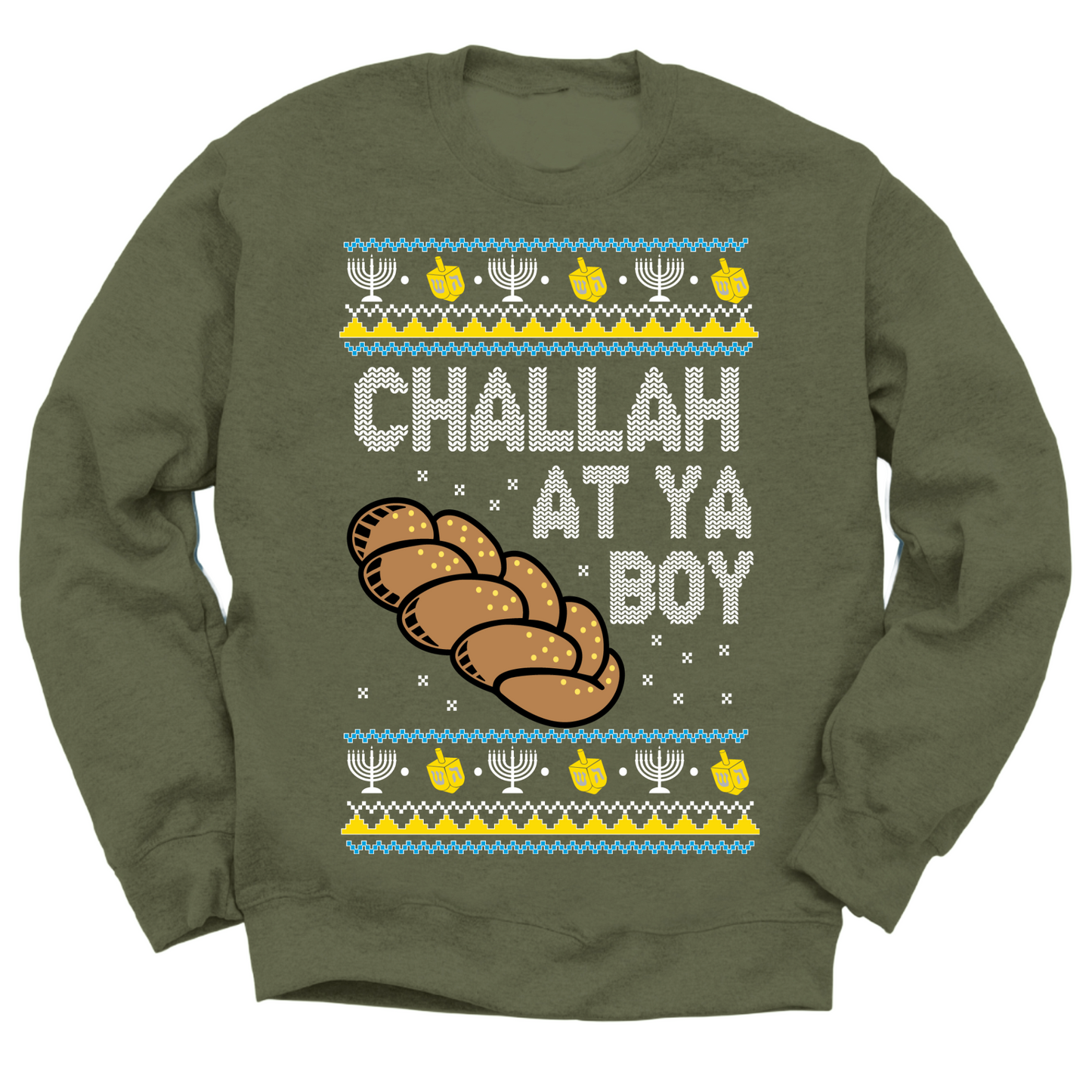 Challah At Ya Boy Hanukkah Sweater