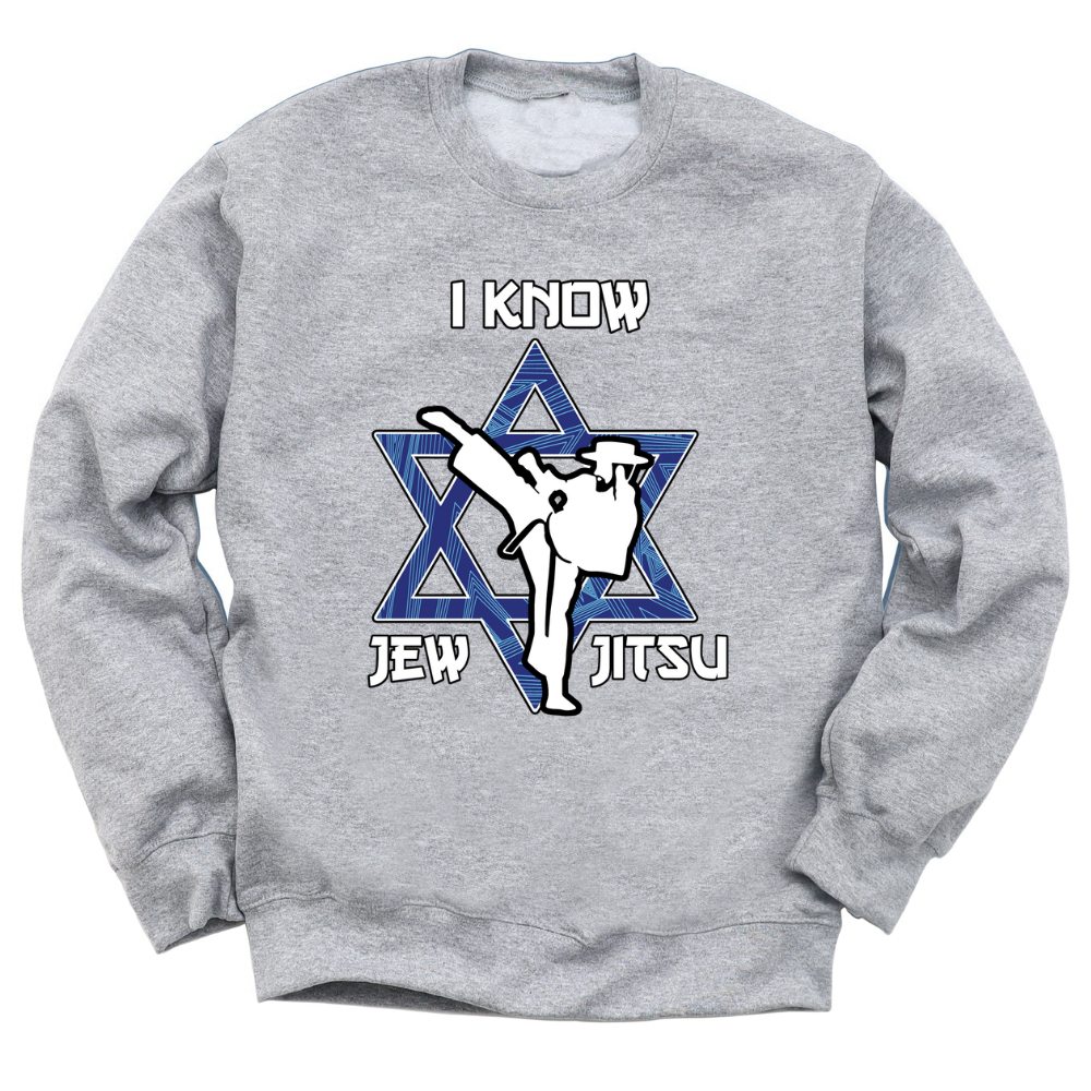 I Know Jew Jitsu Crewneck Sweater