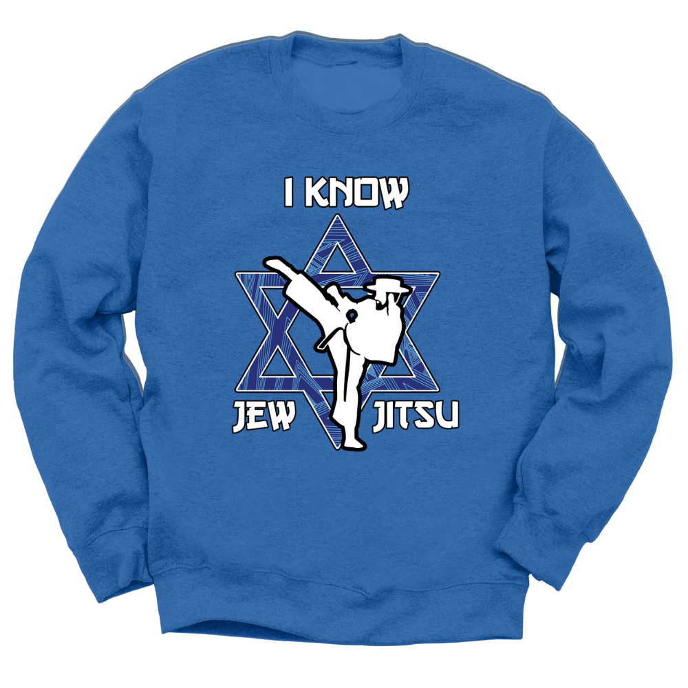 I Know Jew Jitsu Crewneck Sweater