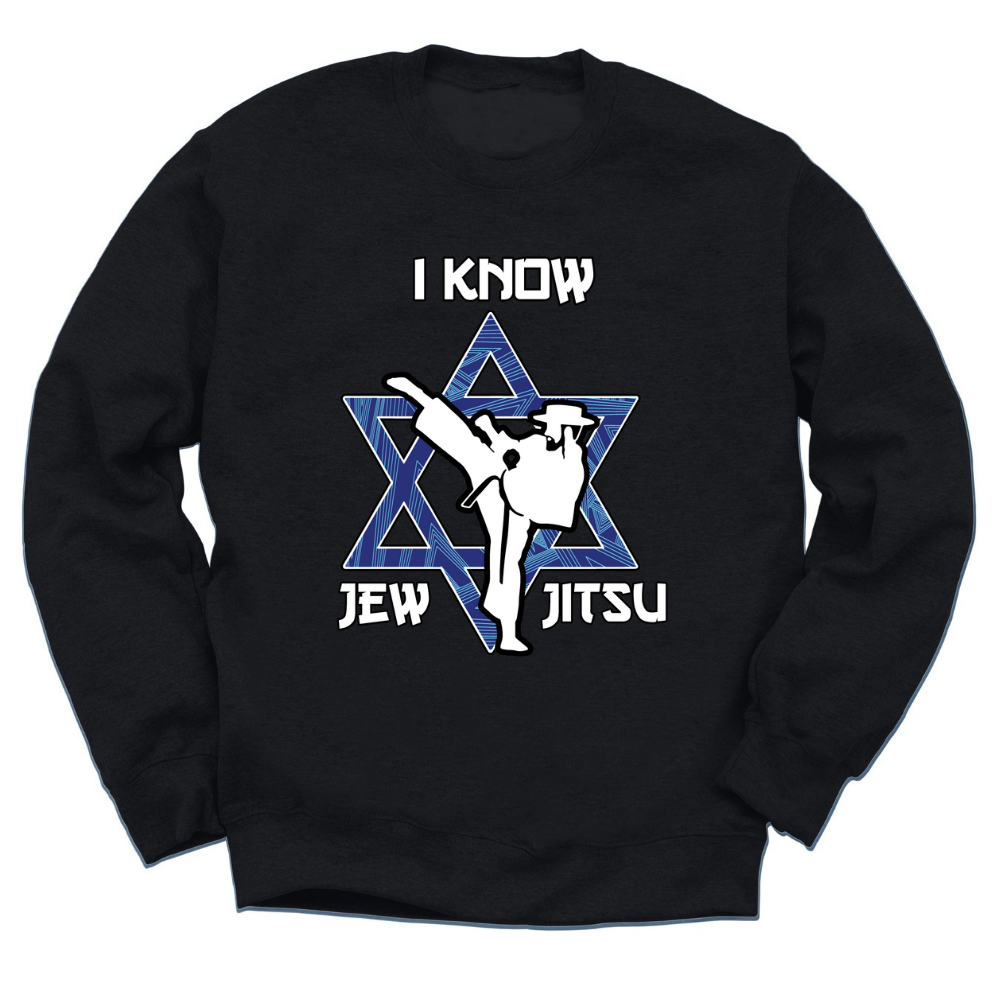 I Know Jew Jitsu Crewneck Sweater