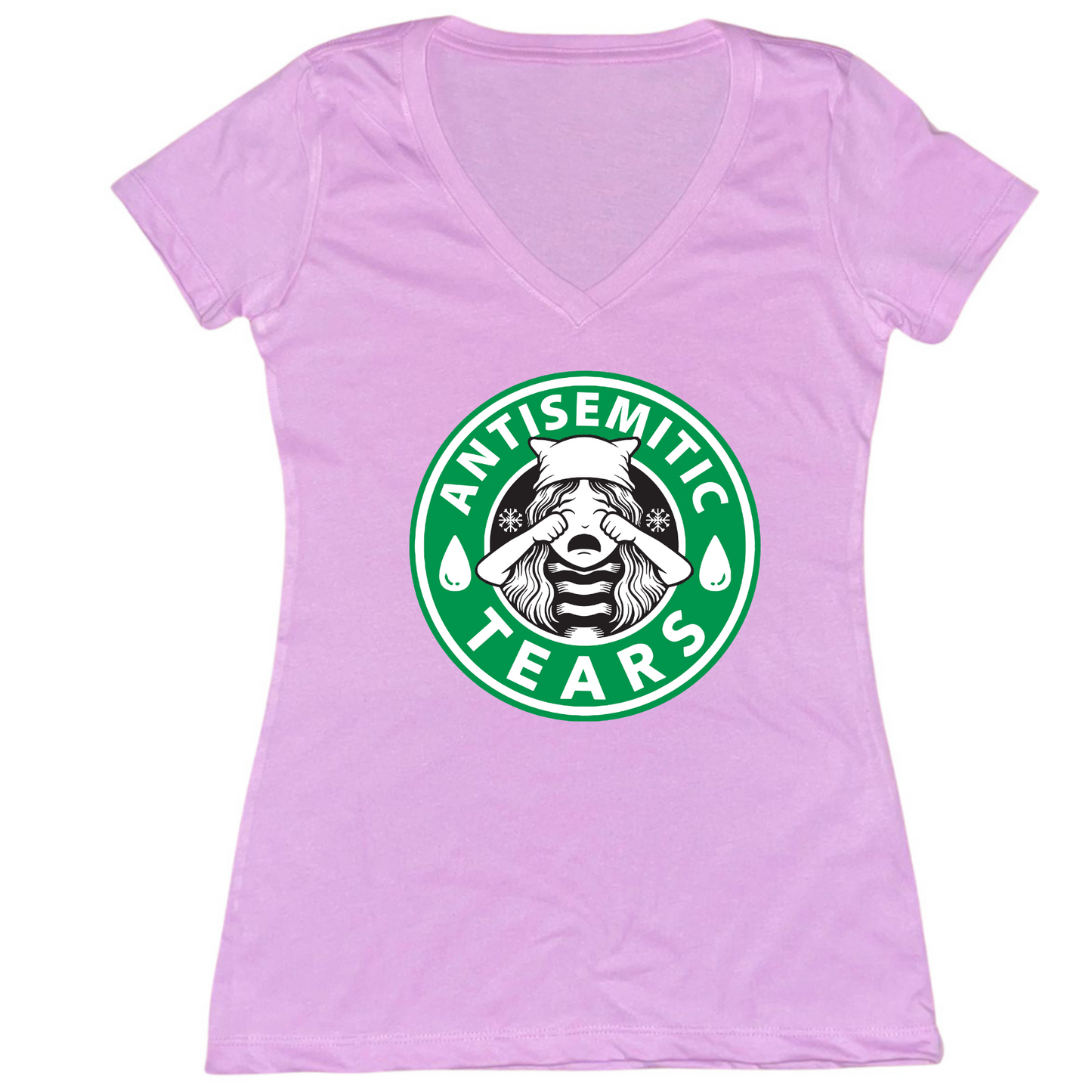 Antisemitic Tears Womens Vneck