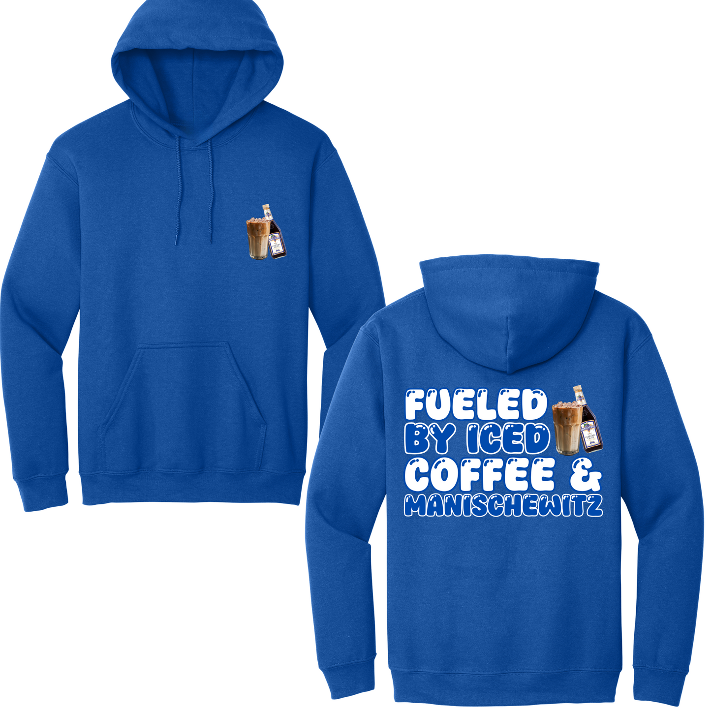 Fueled By Ice Coffee And Manischewitz Hoodie